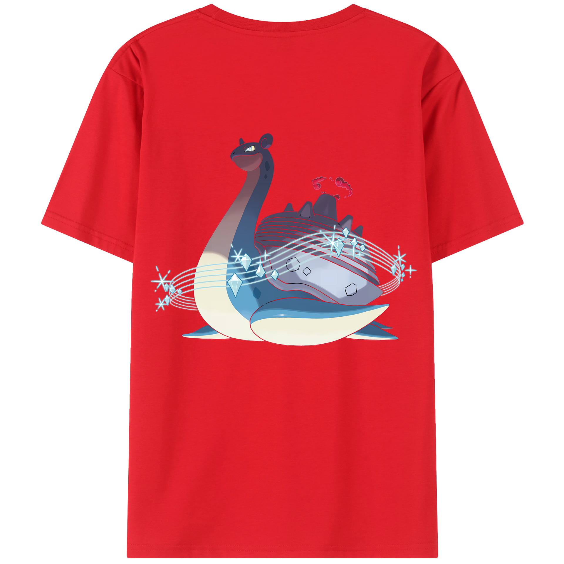（画像用） ポケットモンスター Pokémon レディース半袖Tシャツ(バックプリント)
