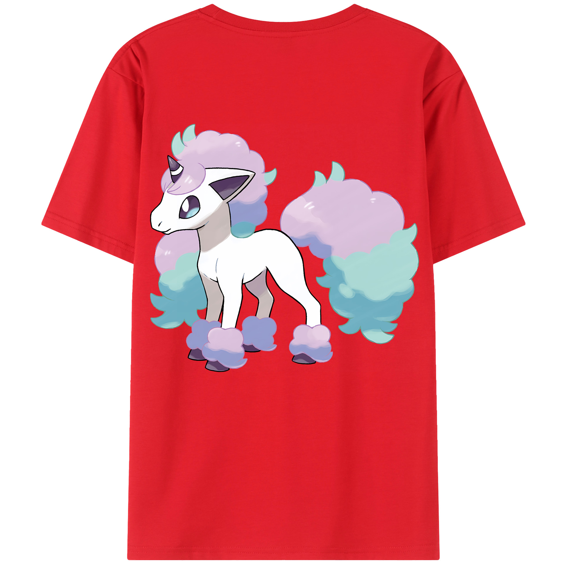 （画像用） ポケットモンスター Pokémon レディース半袖Tシャツ(バックプリント)