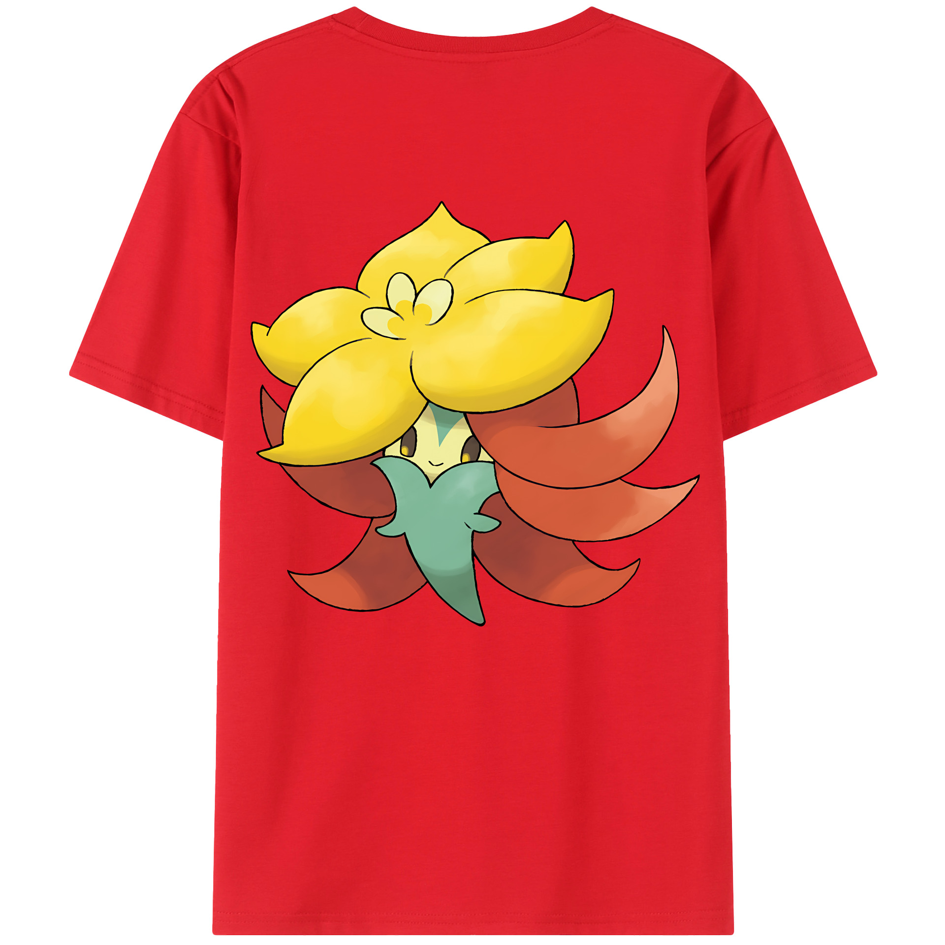 （画像用） ポケットモンスター Pokémon レディース半袖Tシャツ(バックプリント)