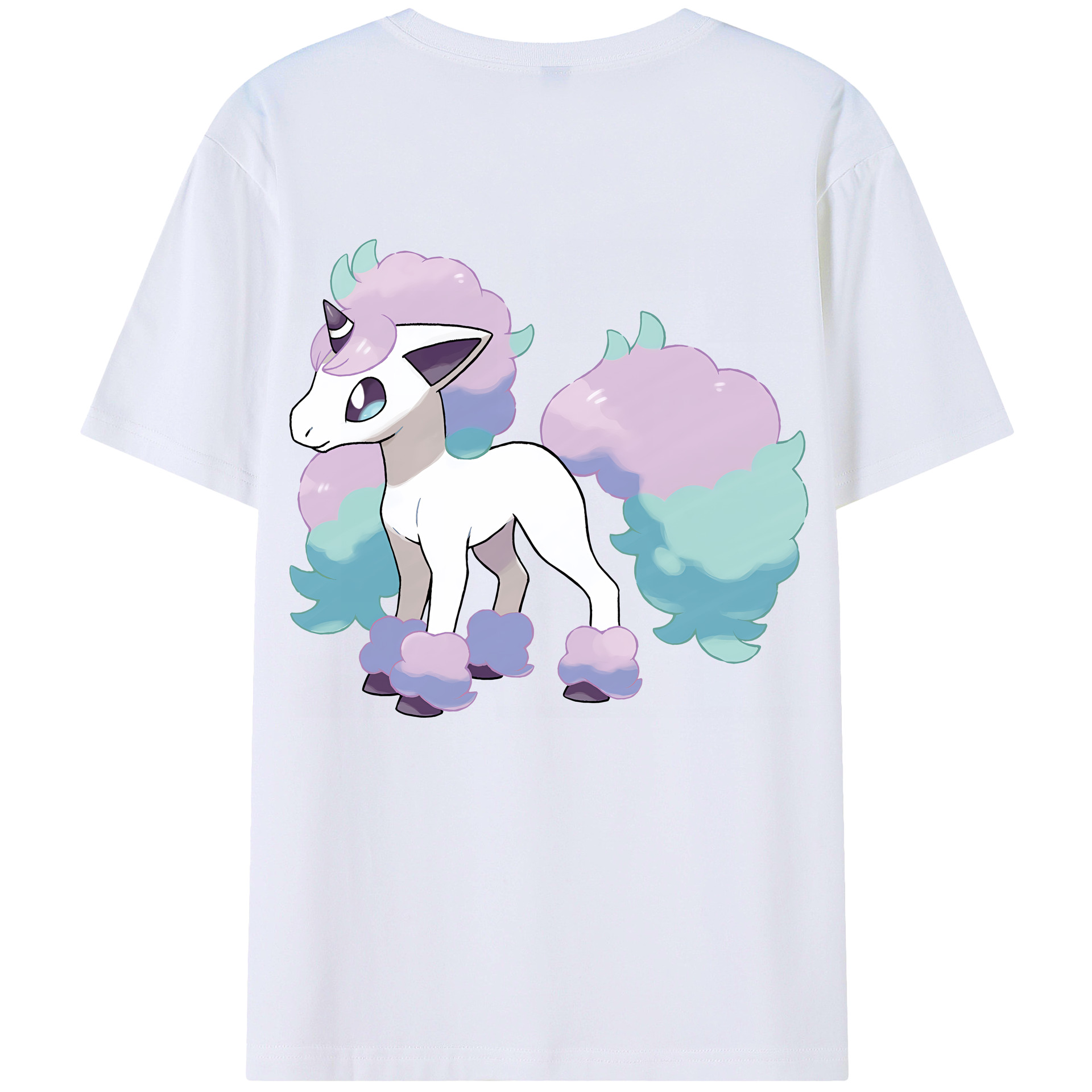 （画像用） ポケットモンスター Pokémon レディース半袖Tシャツ(バックプリント)