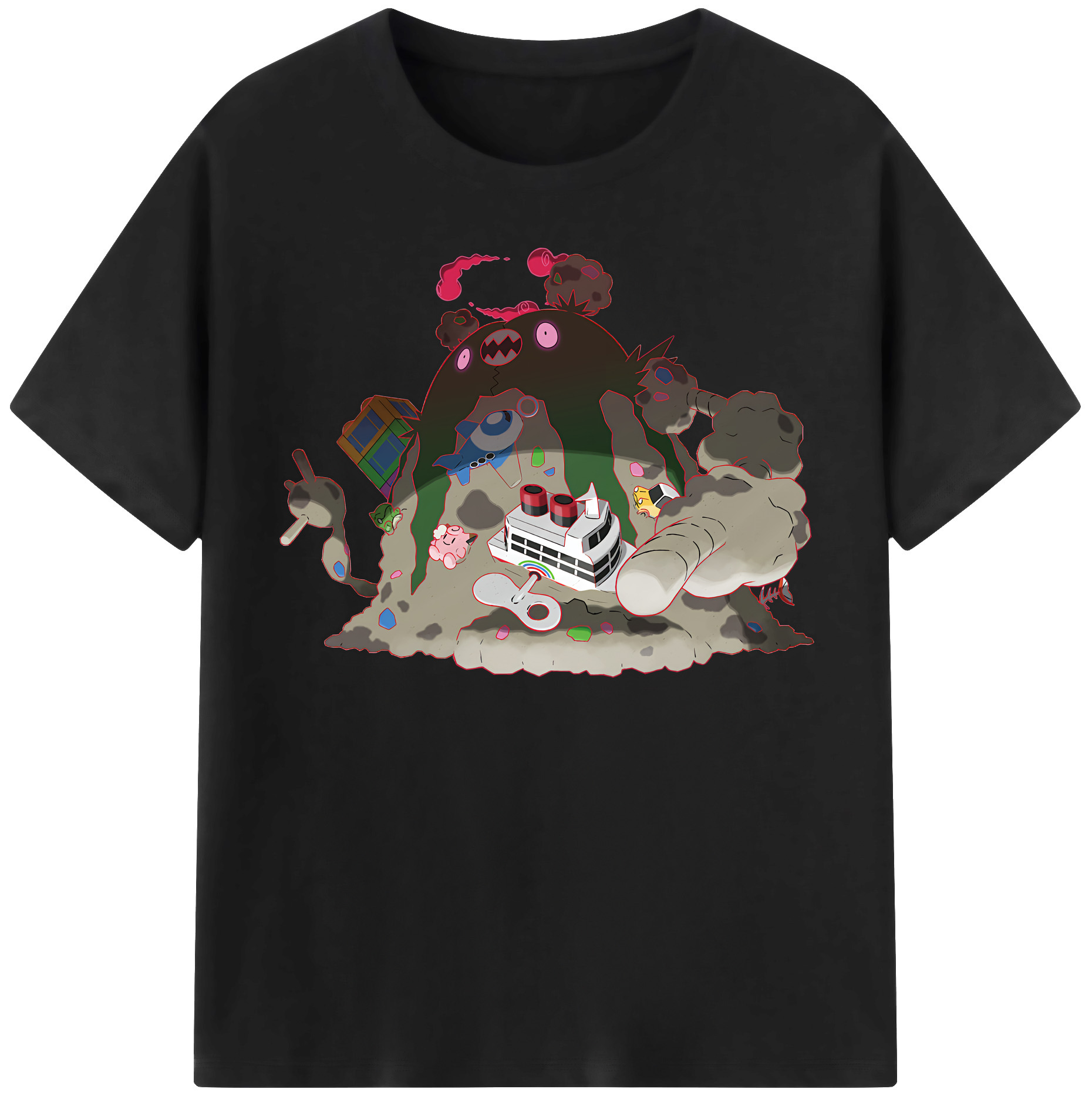 （画像用） ポケットモンスター Pokémon レディースカジュアルプリントTシャツ（綿100％）
