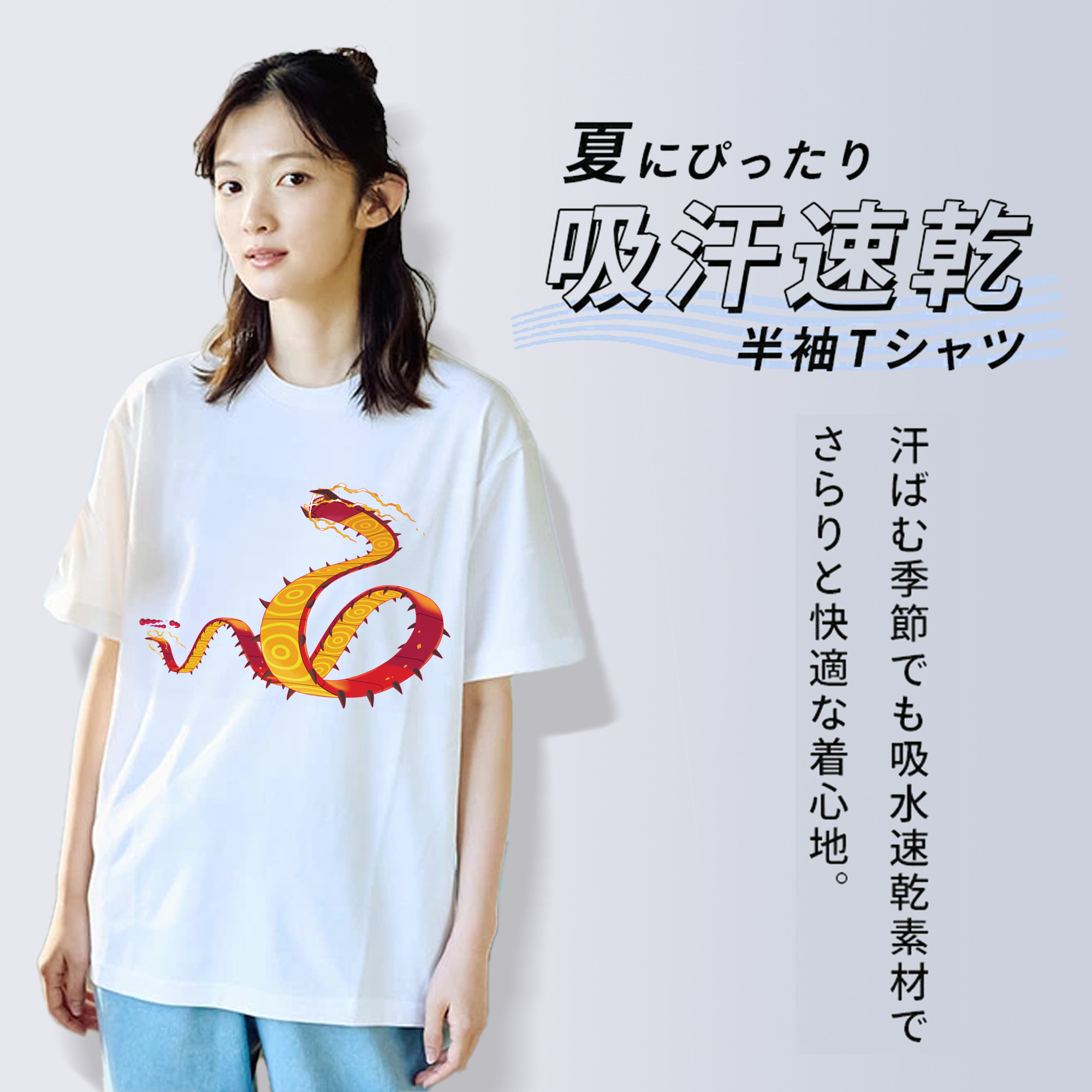 ポケットモンスター Pokémon レディースカジュアルプリントTシャツ（綿100％）