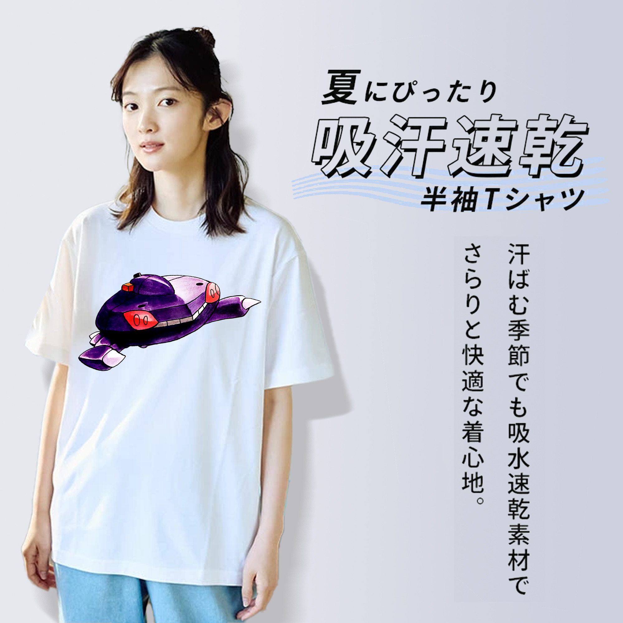 ポケットモンスター Pokémon レディースカジュアルプリントTシャツ（綿100％）