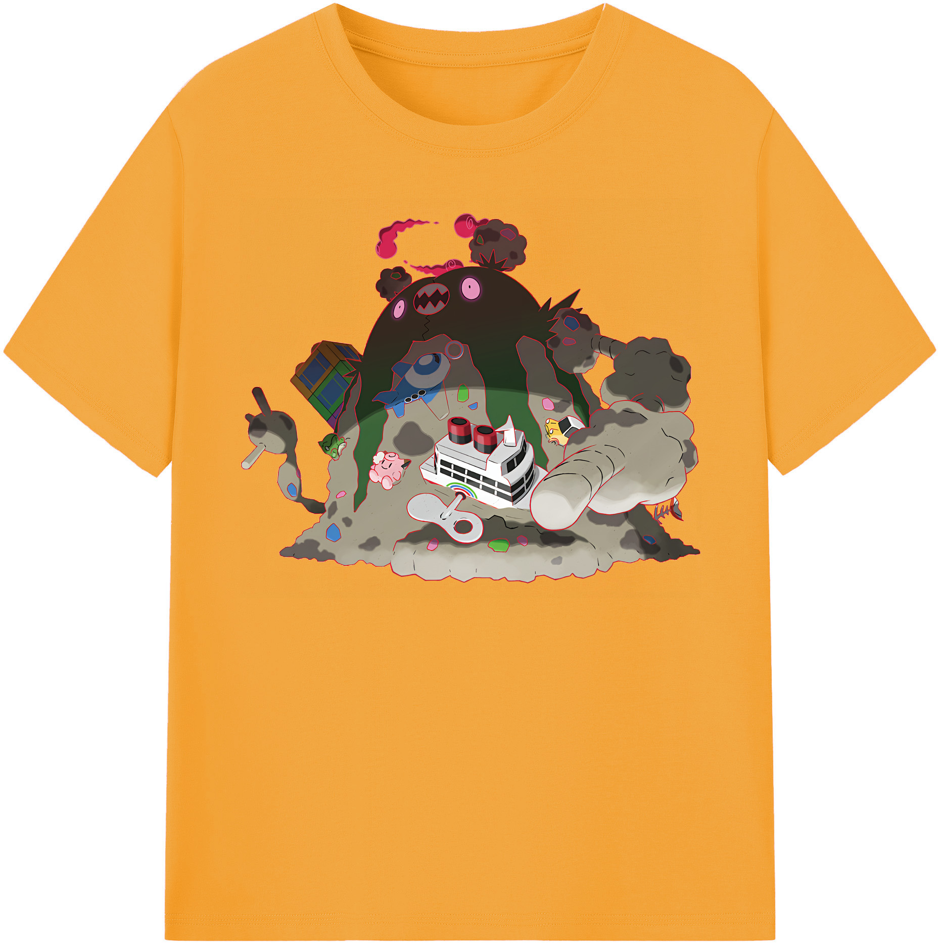 （画像用） ポケットモンスター Pokémon レディースカジュアルプリントTシャツ（綿100％）