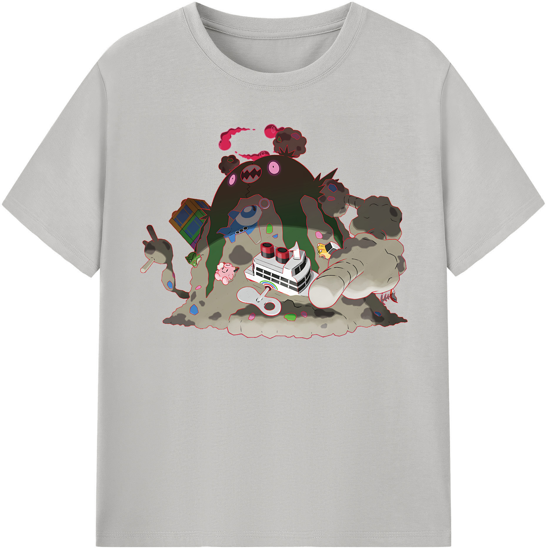 （画像用） ポケットモンスター Pokémon レディースカジュアルプリントTシャツ（綿100％）