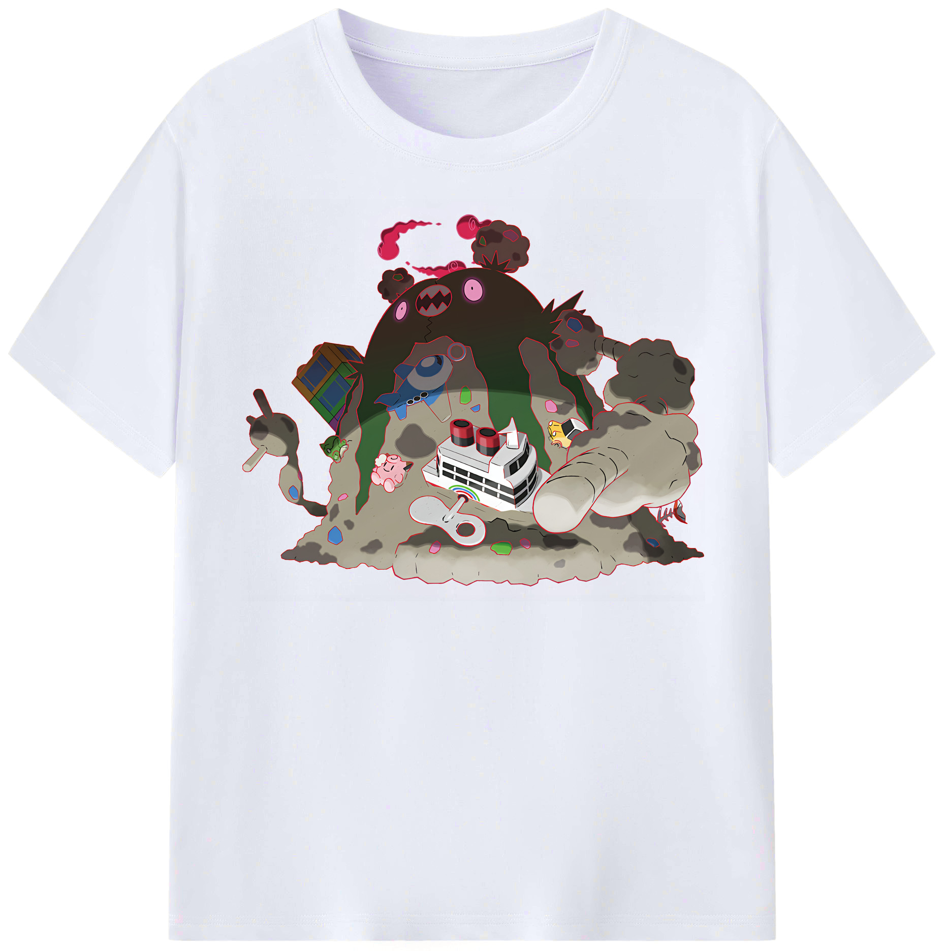 （画像用） ポケットモンスター Pokémon レディースカジュアルプリントTシャツ（綿100％）