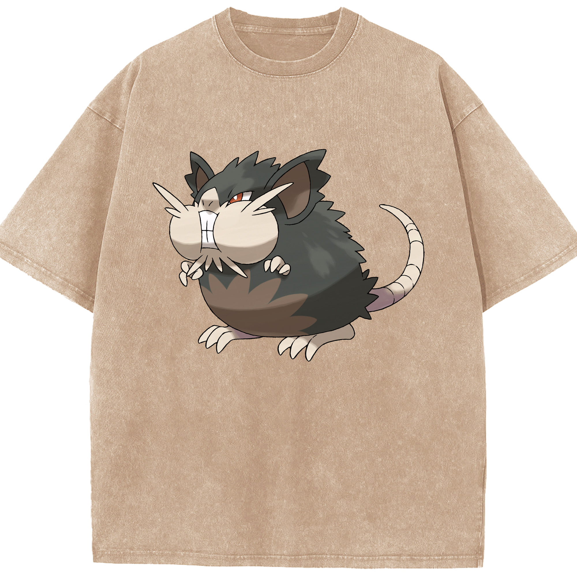 （画像用） ポケットモンスター Pokémon 綿100% ヴィンテージ風 半袖Tシャツ（フロントプリント）
