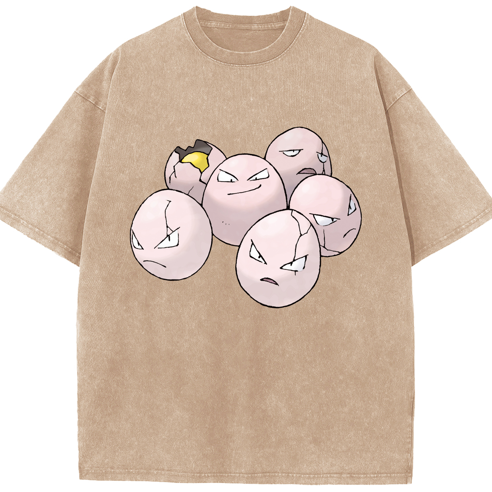 （画像用） ポケットモンスター Pokémon 綿100% ヴィンテージ風 半袖Tシャツ（フロントプリント）