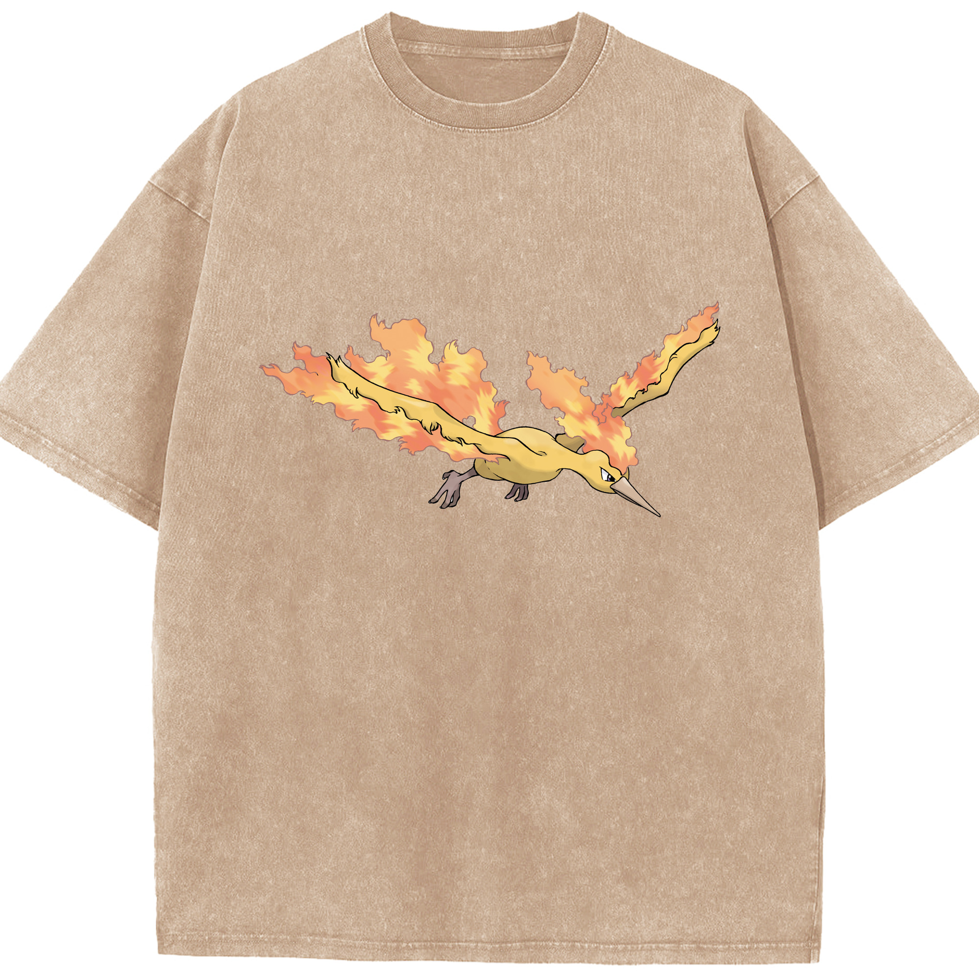 （画像用） ポケットモンスター Pokémon 綿100% ヴィンテージ風 半袖Tシャツ（フロントプリント）