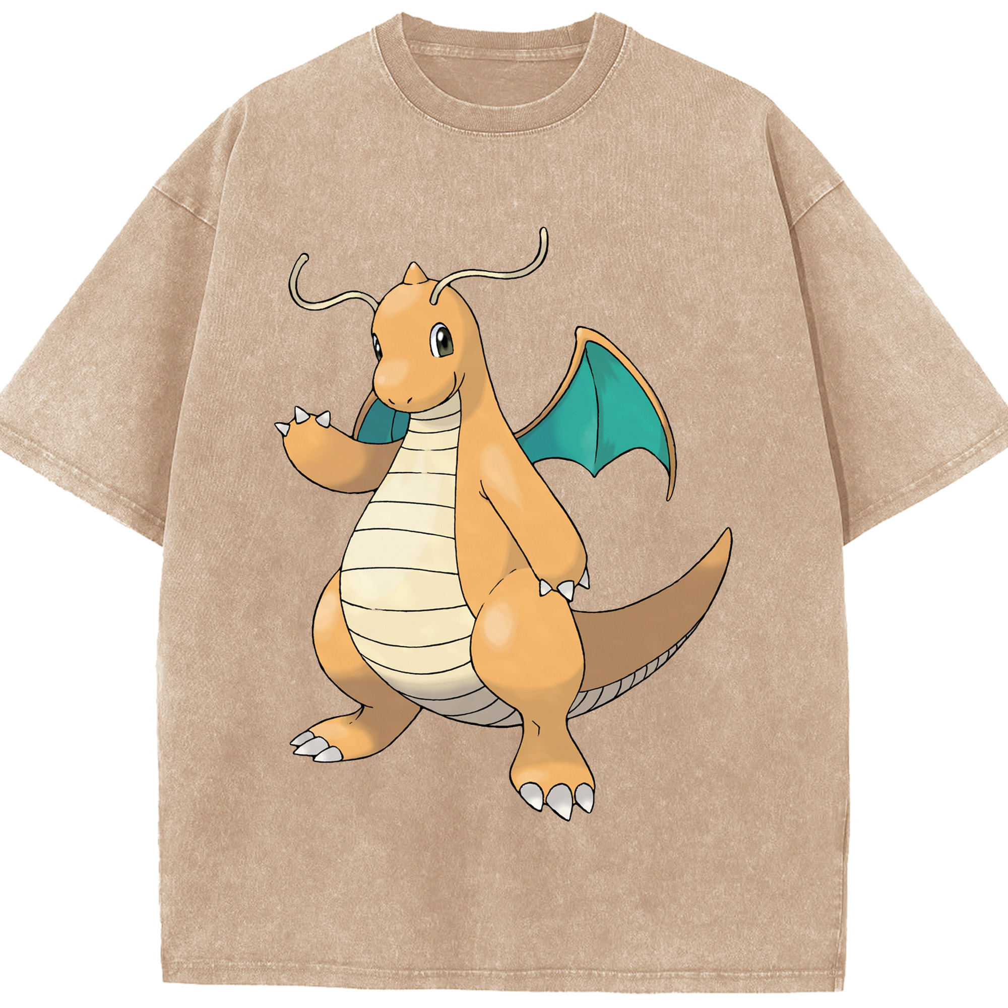 （画像用） ポケットモンスター Pokémon 綿100% ヴィンテージ風 半袖Tシャツ（フロントプリント）