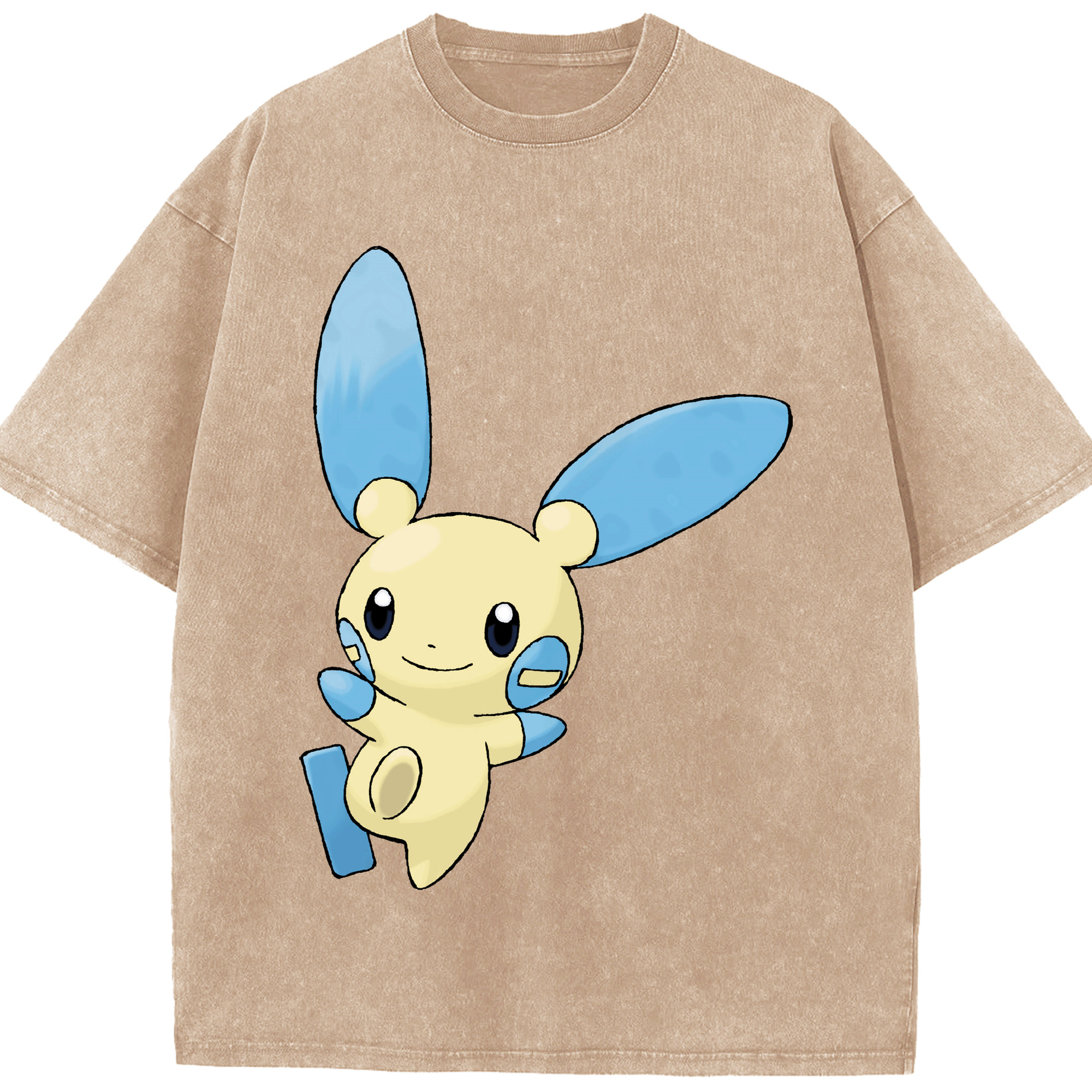 （画像用） ポケットモンスター Pokémon 綿100% ヴィンテージ風 半袖Tシャツ（フロントプリント）