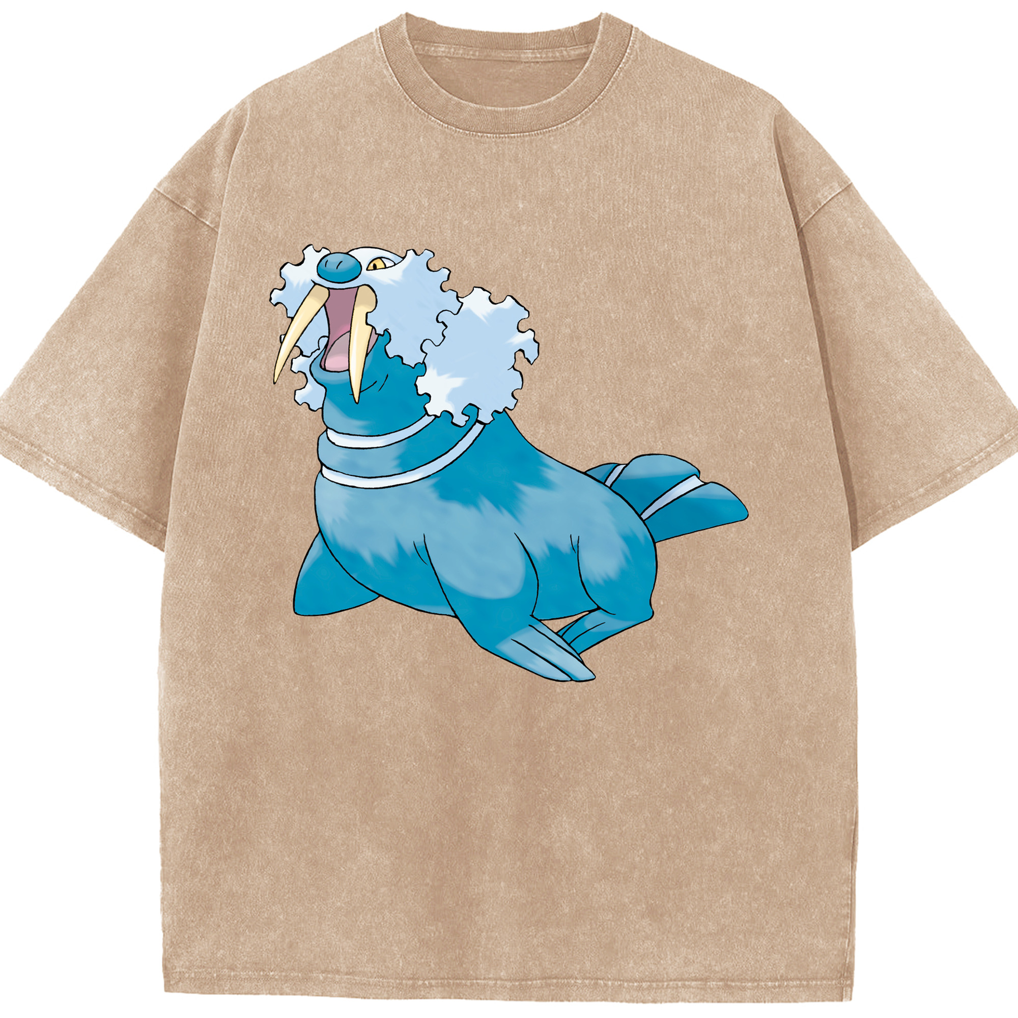 （画像用） ポケットモンスター Pokémon 綿100% ヴィンテージ風 半袖Tシャツ（フロントプリント）