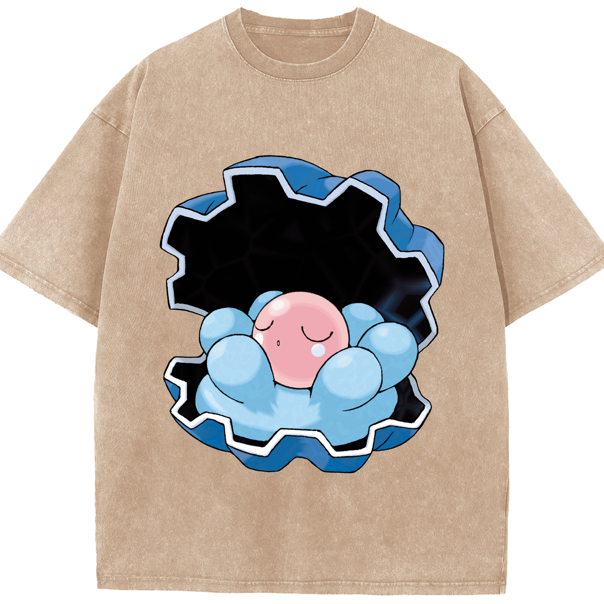 （画像用） ポケットモンスター Pokémon 綿100% ヴィンテージ風 半袖Tシャツ（フロントプリント）