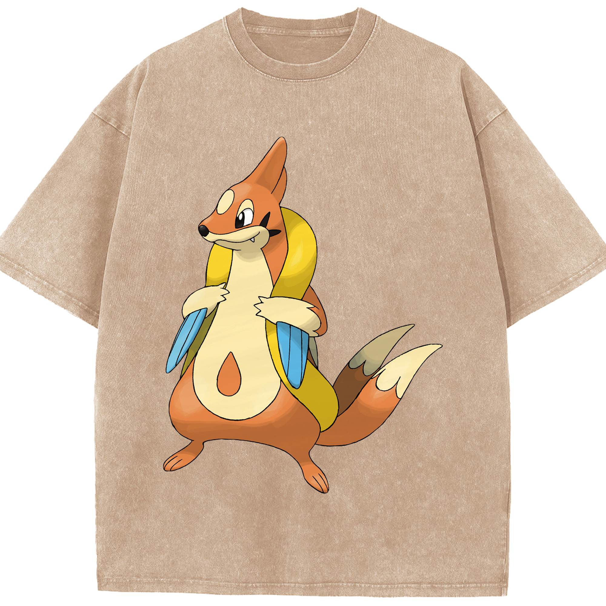 （画像用） ポケットモンスター Pokémon 綿100% ヴィンテージ風 半袖Tシャツ（フロントプリント）