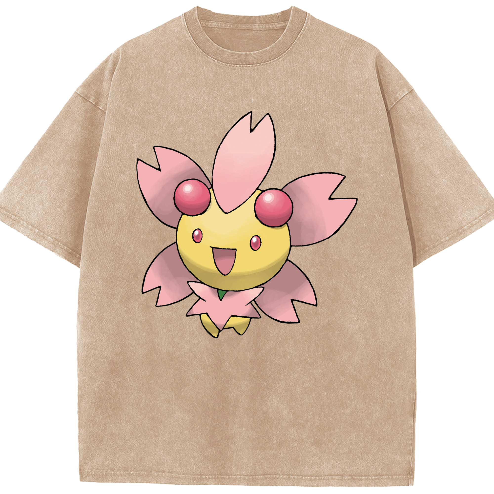 （画像用） ポケットモンスター Pokémon 綿100% ヴィンテージ風 半袖Tシャツ（フロントプリント）