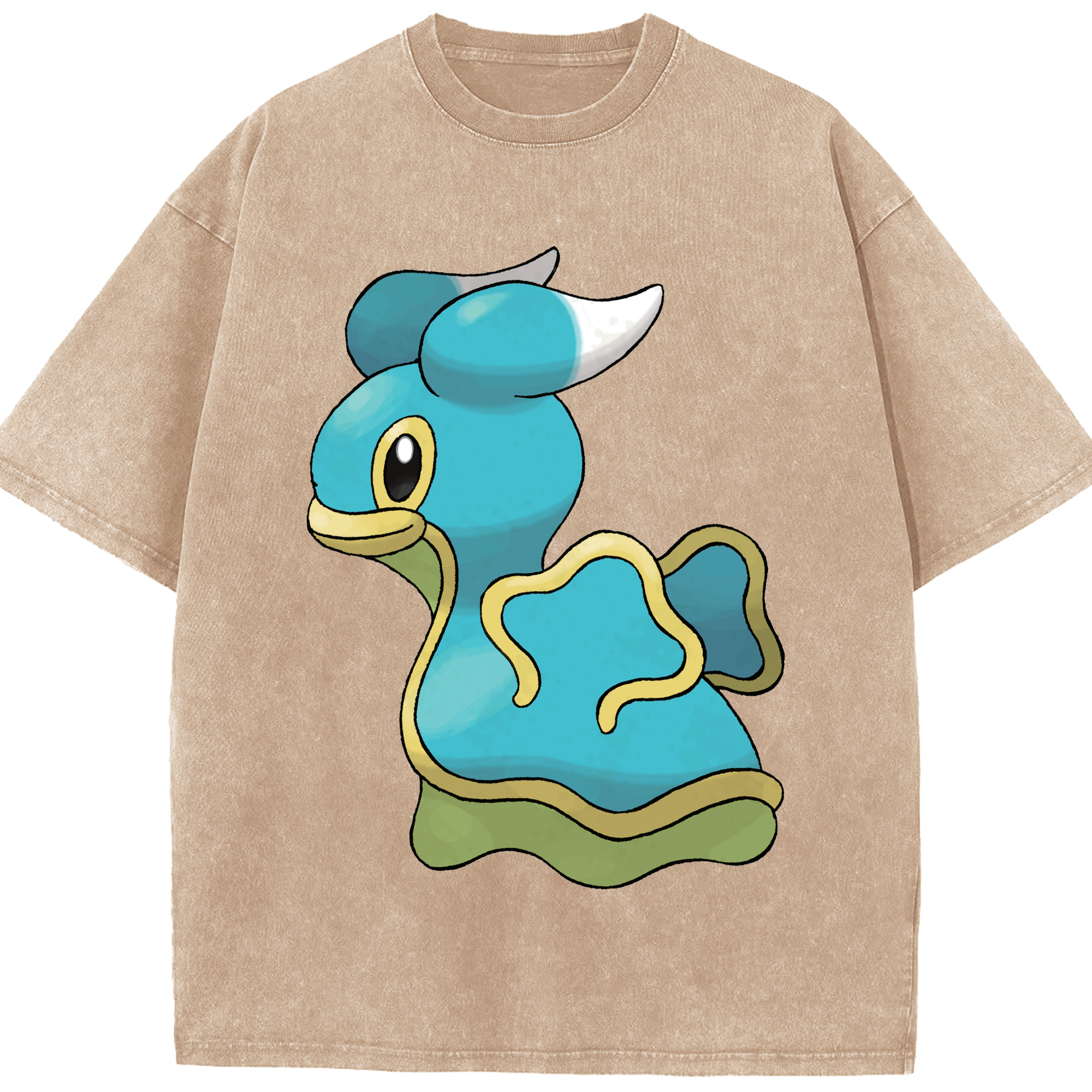（画像用） ポケットモンスター Pokémon 綿100% ヴィンテージ風 半袖Tシャツ（フロントプリント）