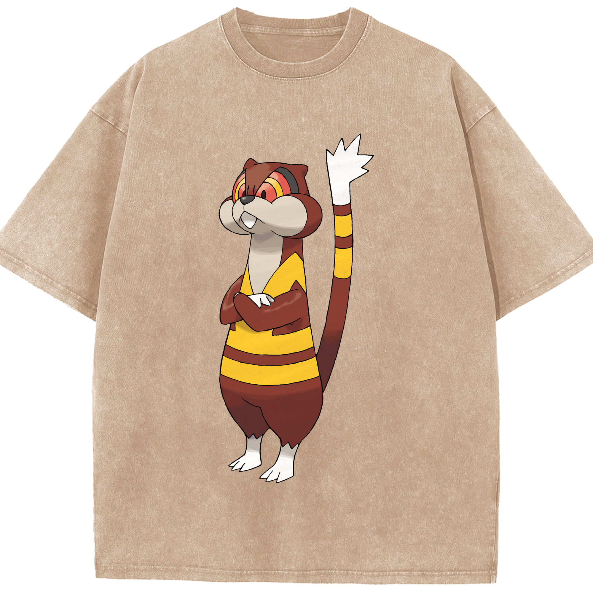 （画像用） ポケットモンスター Pokémon 綿100% ヴィンテージ風 半袖Tシャツ（フロントプリント）