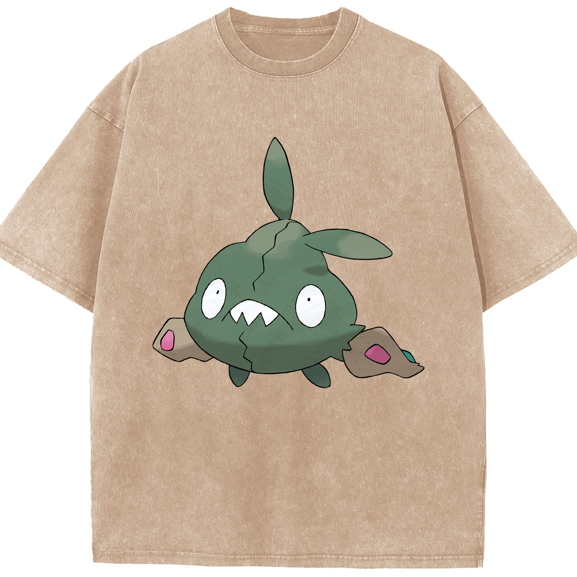 （画像用） ポケットモンスター Pokémon 綿100% ヴィンテージ風 半袖Tシャツ（フロントプリント）