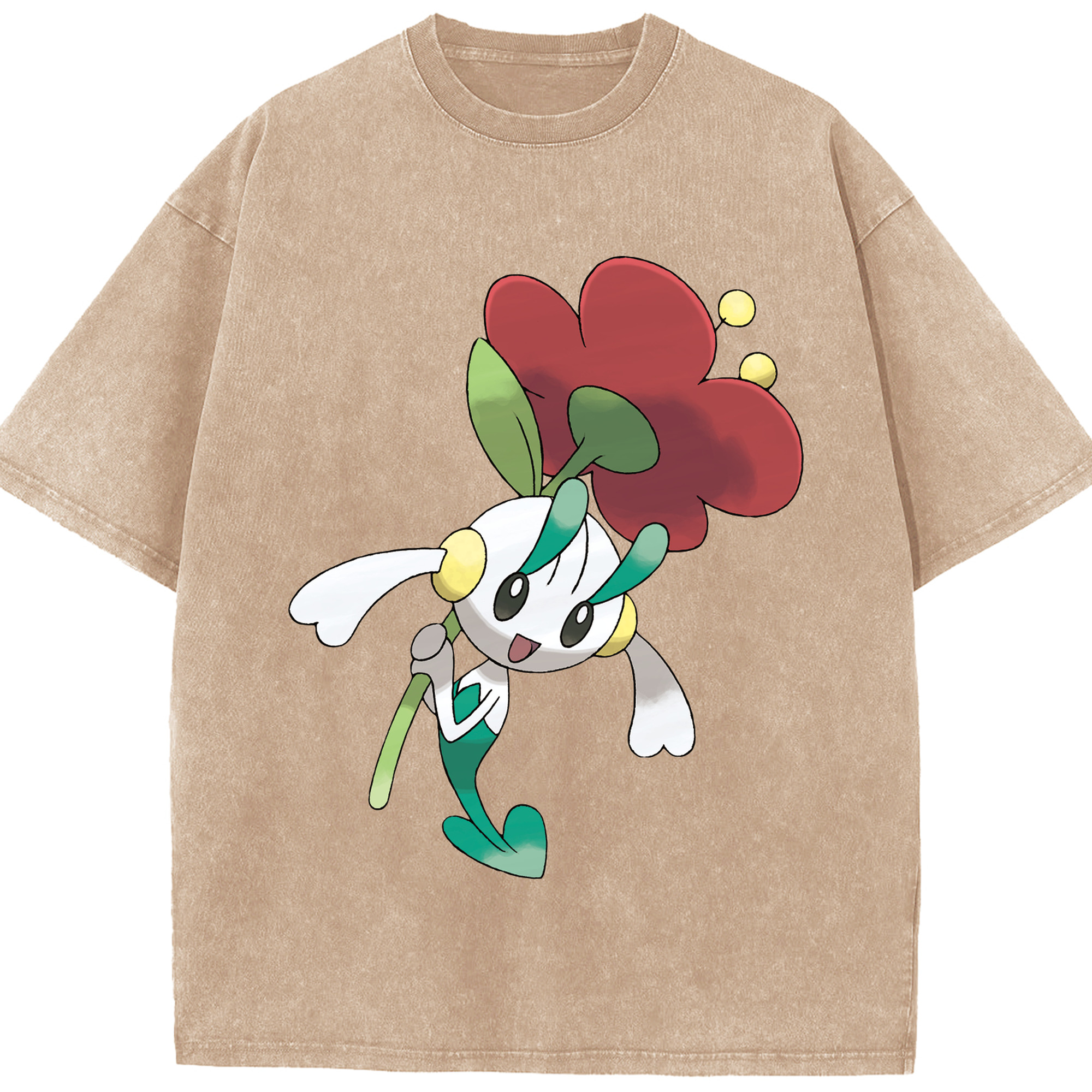 （画像用） ポケットモンスター Pokémon 綿100% ヴィンテージ風 半袖Tシャツ（フロントプリント）