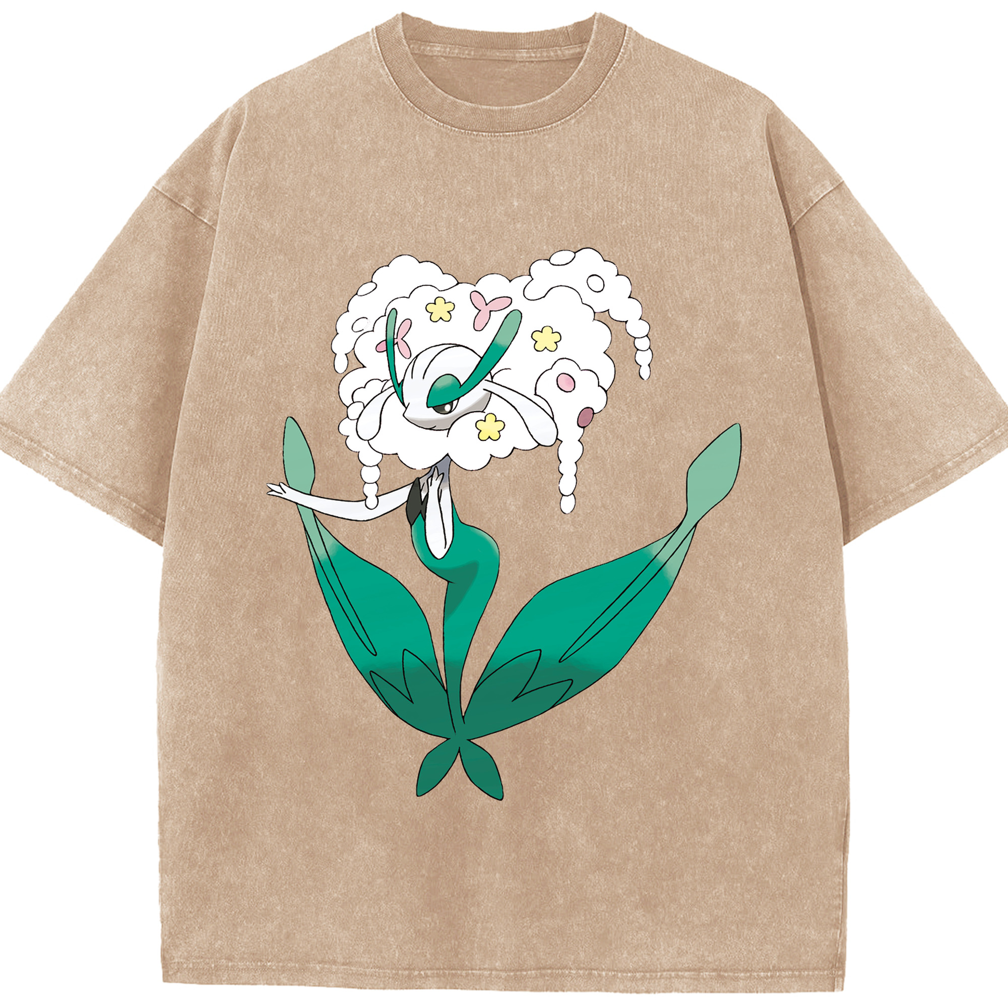 （画像用） ポケットモンスター Pokémon 綿100% ヴィンテージ風 半袖Tシャツ（フロントプリント）