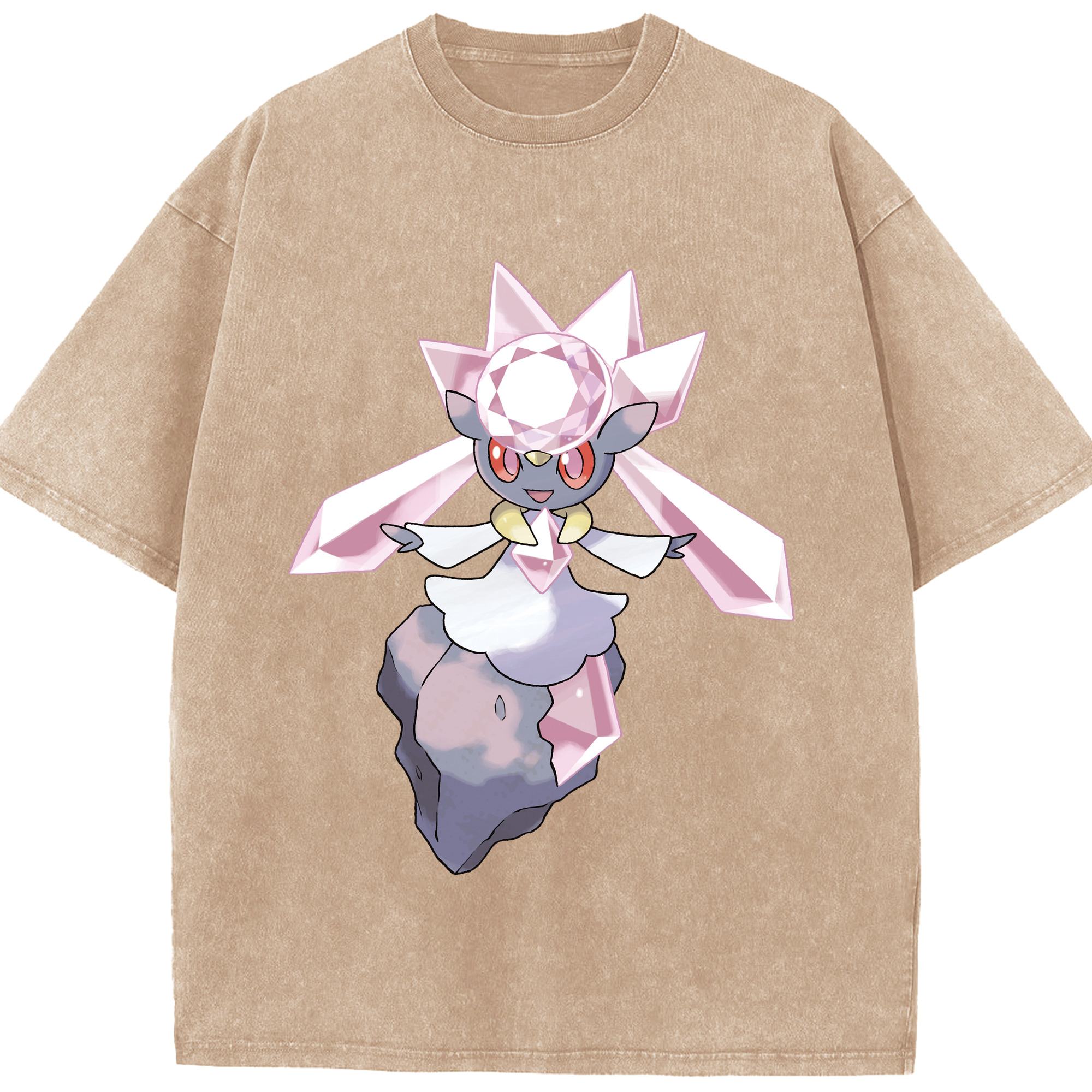 （画像用） ポケットモンスター Pokémon 綿100% ヴィンテージ風 半袖Tシャツ（フロントプリント）