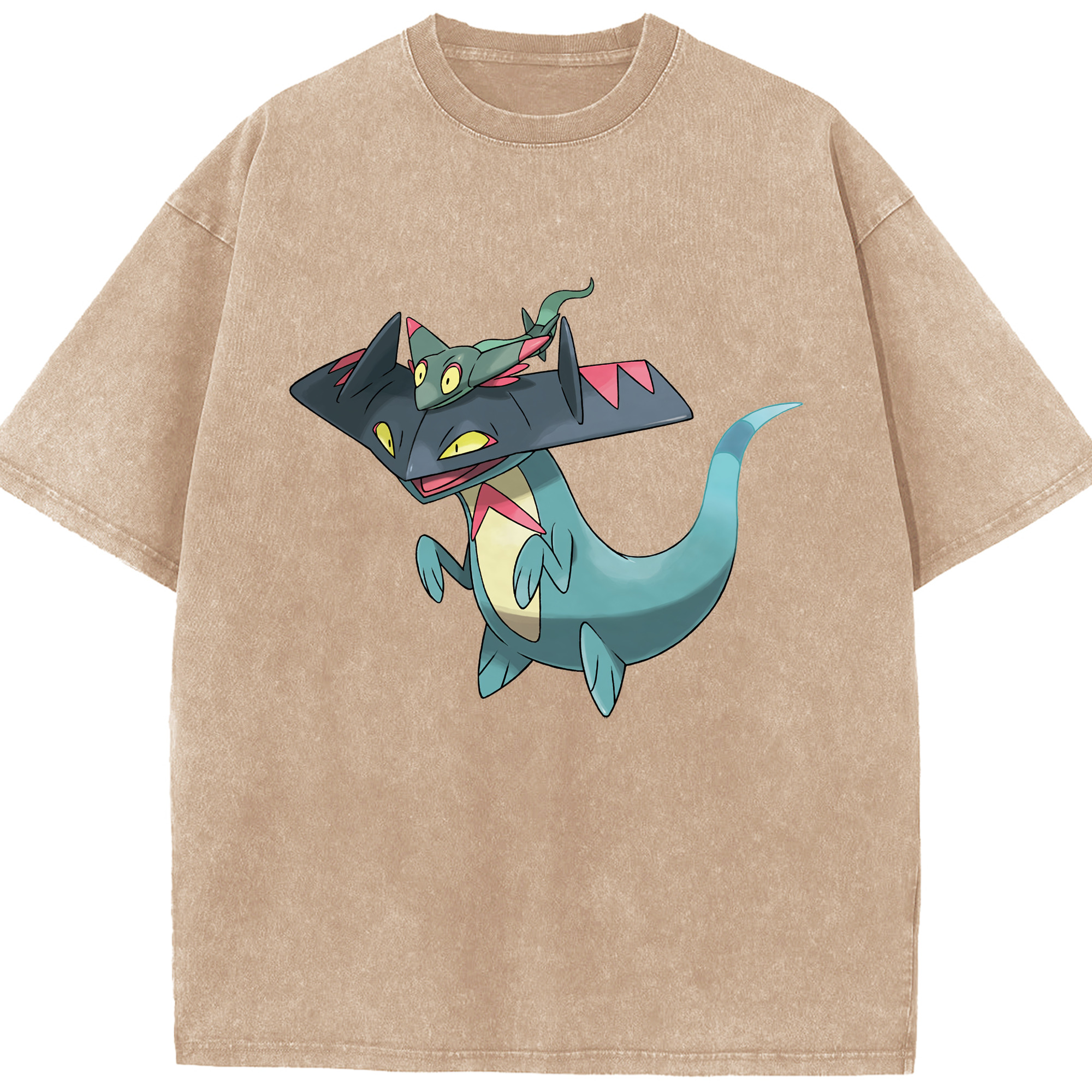 （画像用） ポケットモンスター Pokémon 綿100% ヴィンテージ風 半袖Tシャツ（フロントプリント）