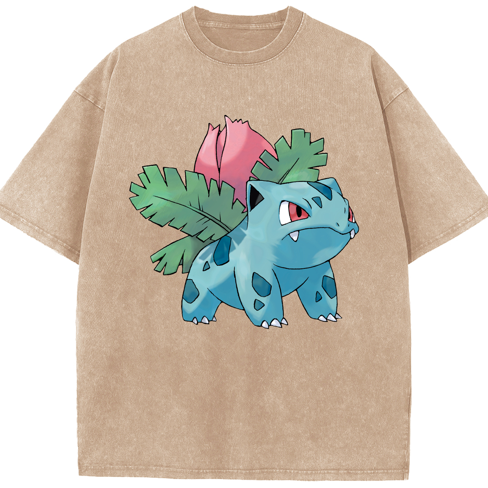 （画像用） ポケットモンスター Pokémon 綿100% ヴィンテージ風 半袖Tシャツ（フロントプリント）