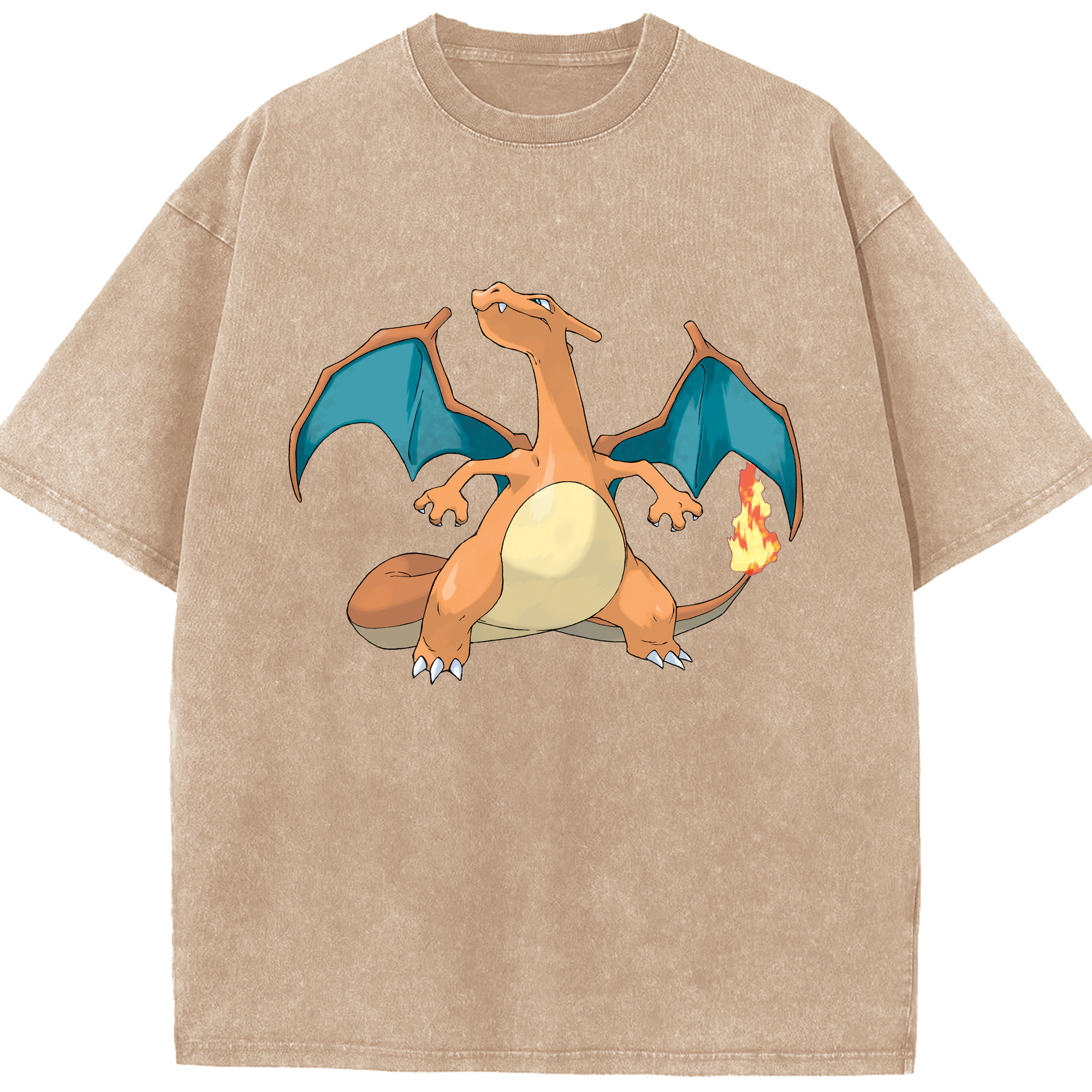 （画像用） ポケットモンスター Pokémon 綿100% ヴィンテージ風 半袖Tシャツ（フロントプリント）