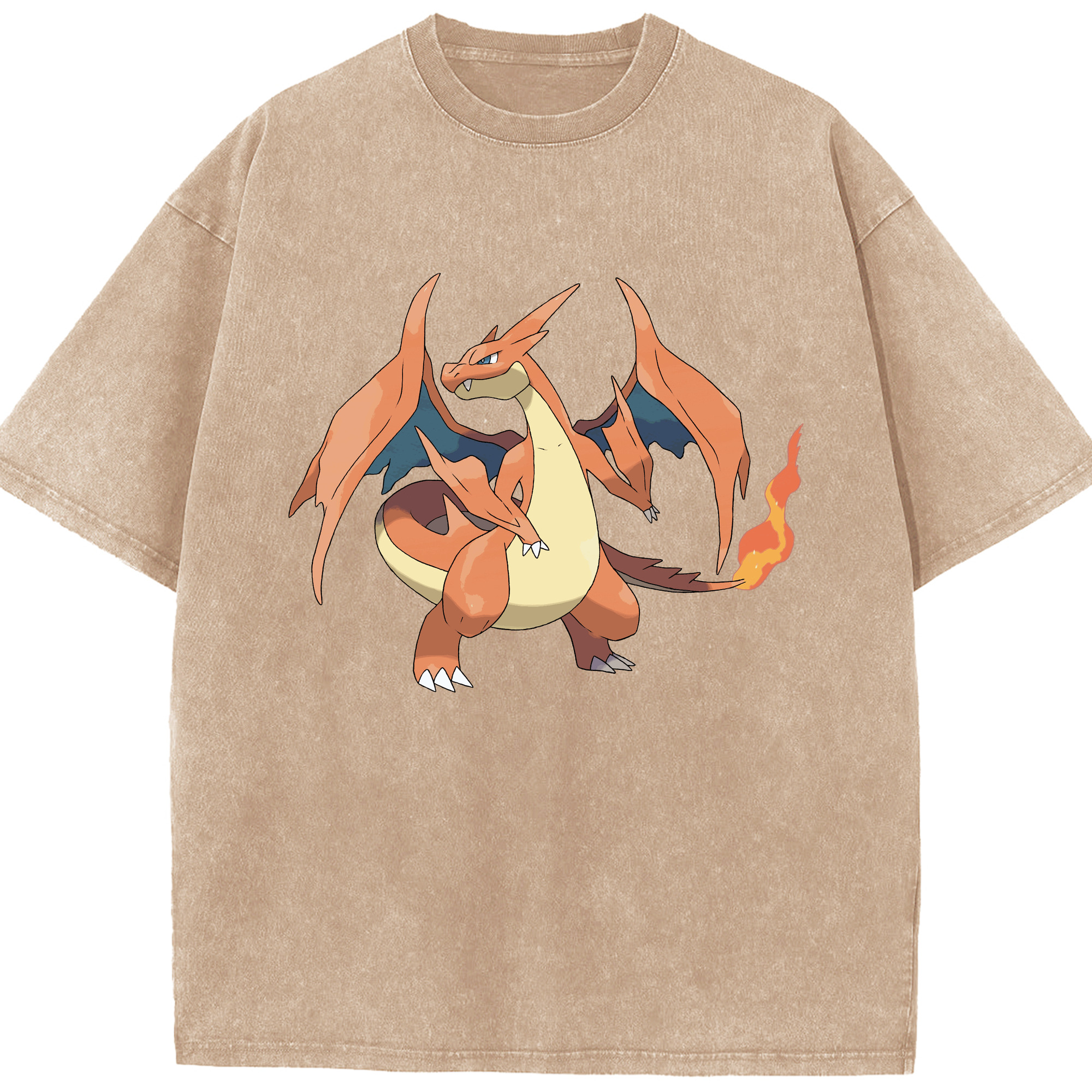 （画像用） ポケットモンスター Pokémon 綿100% ヴィンテージ風 半袖Tシャツ（フロントプリント）