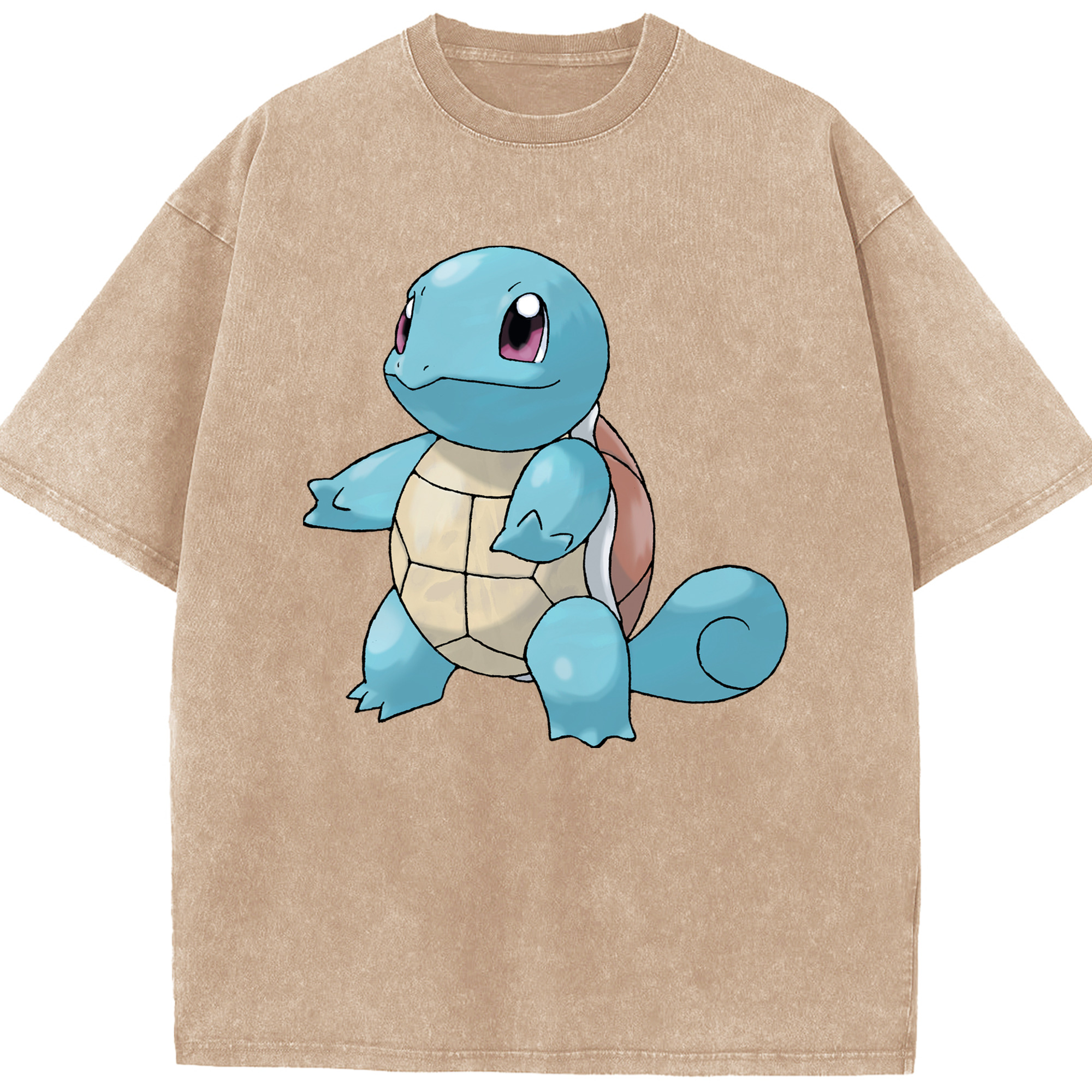 （画像用） ポケットモンスター Pokémon 綿100% ヴィンテージ風 半袖Tシャツ（フロントプリント）