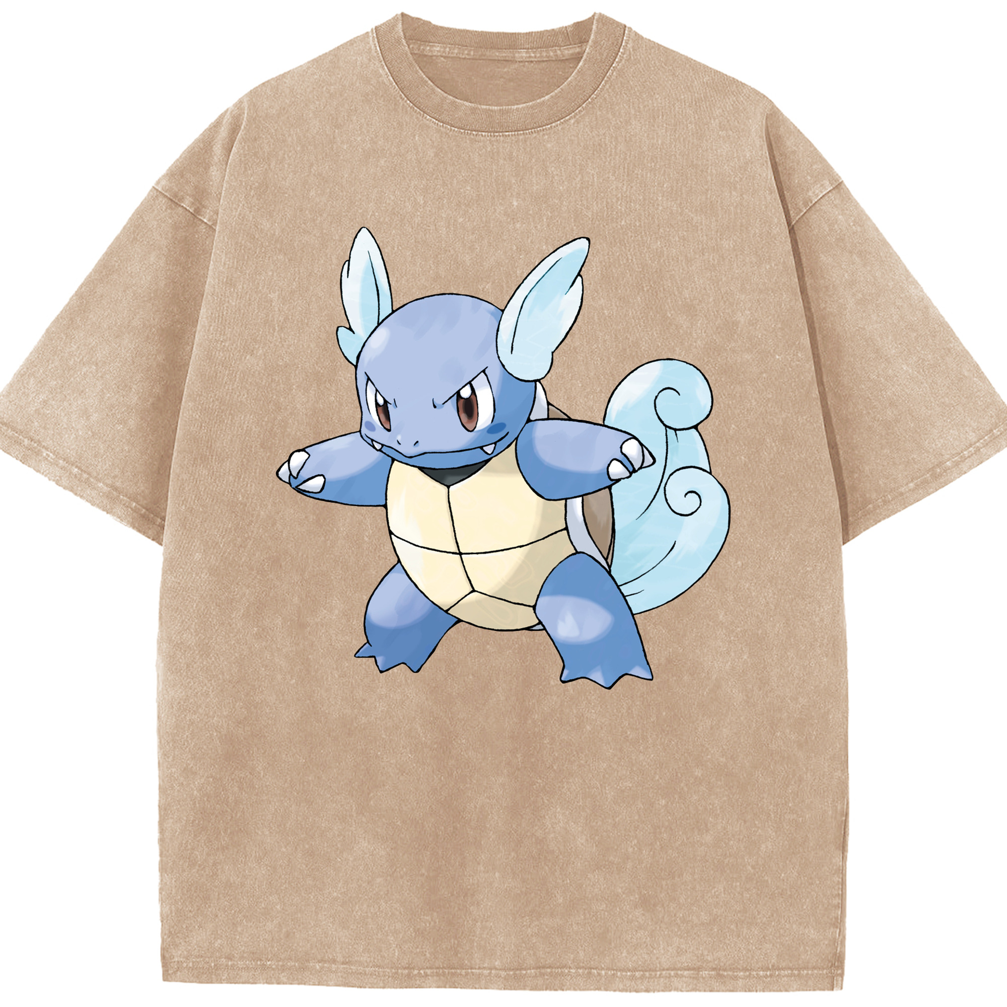 （画像用） ポケットモンスター Pokémon 綿100% ヴィンテージ風 半袖Tシャツ（フロントプリント）