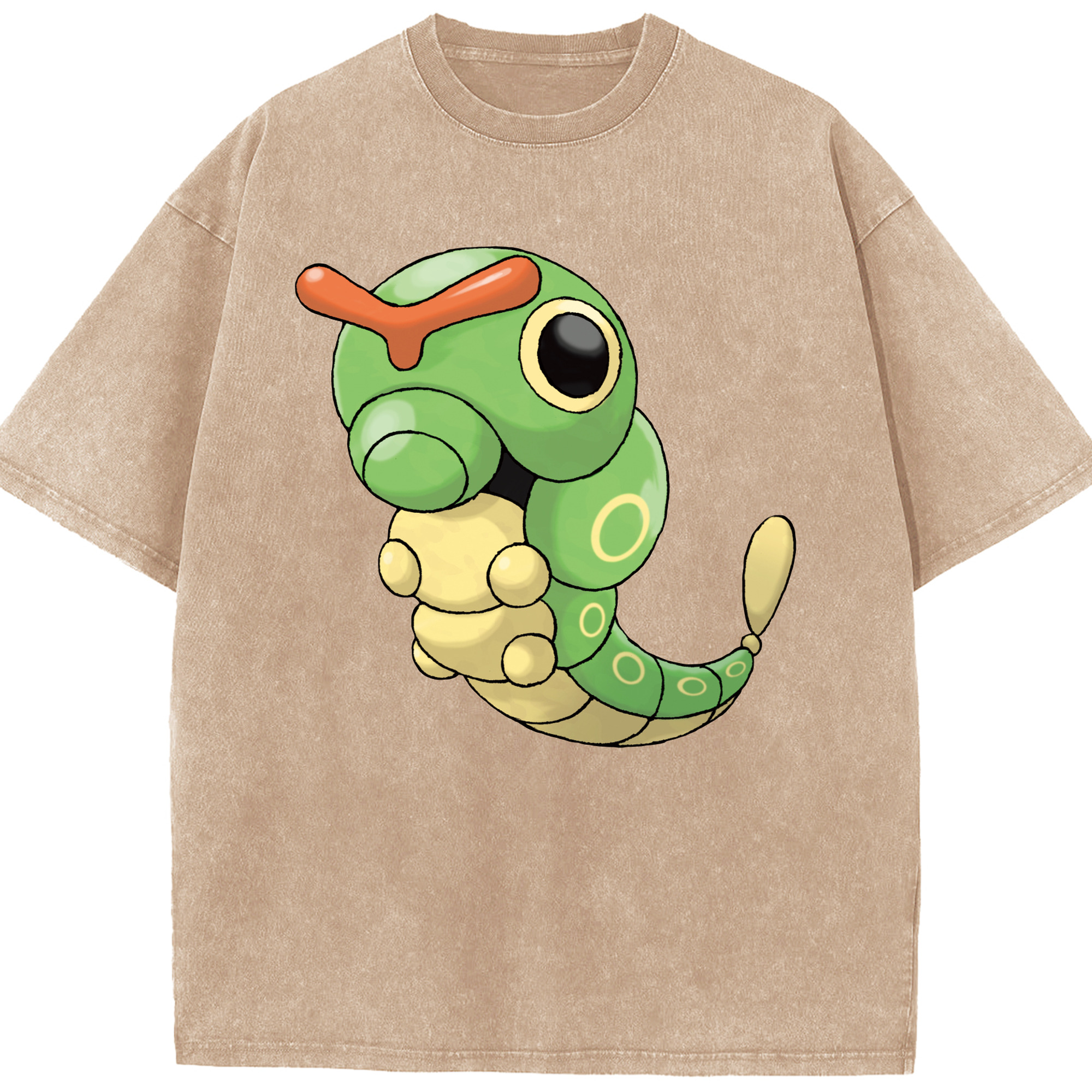 （画像用） ポケットモンスター Pokémon 綿100% ヴィンテージ風 半袖Tシャツ（フロントプリント）