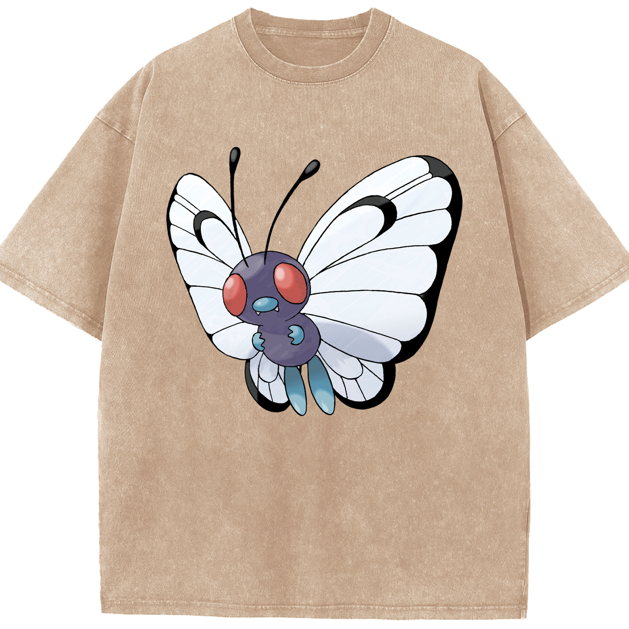 （画像用） ポケットモンスター Pokémon 綿100% ヴィンテージ風 半袖Tシャツ（フロントプリント）