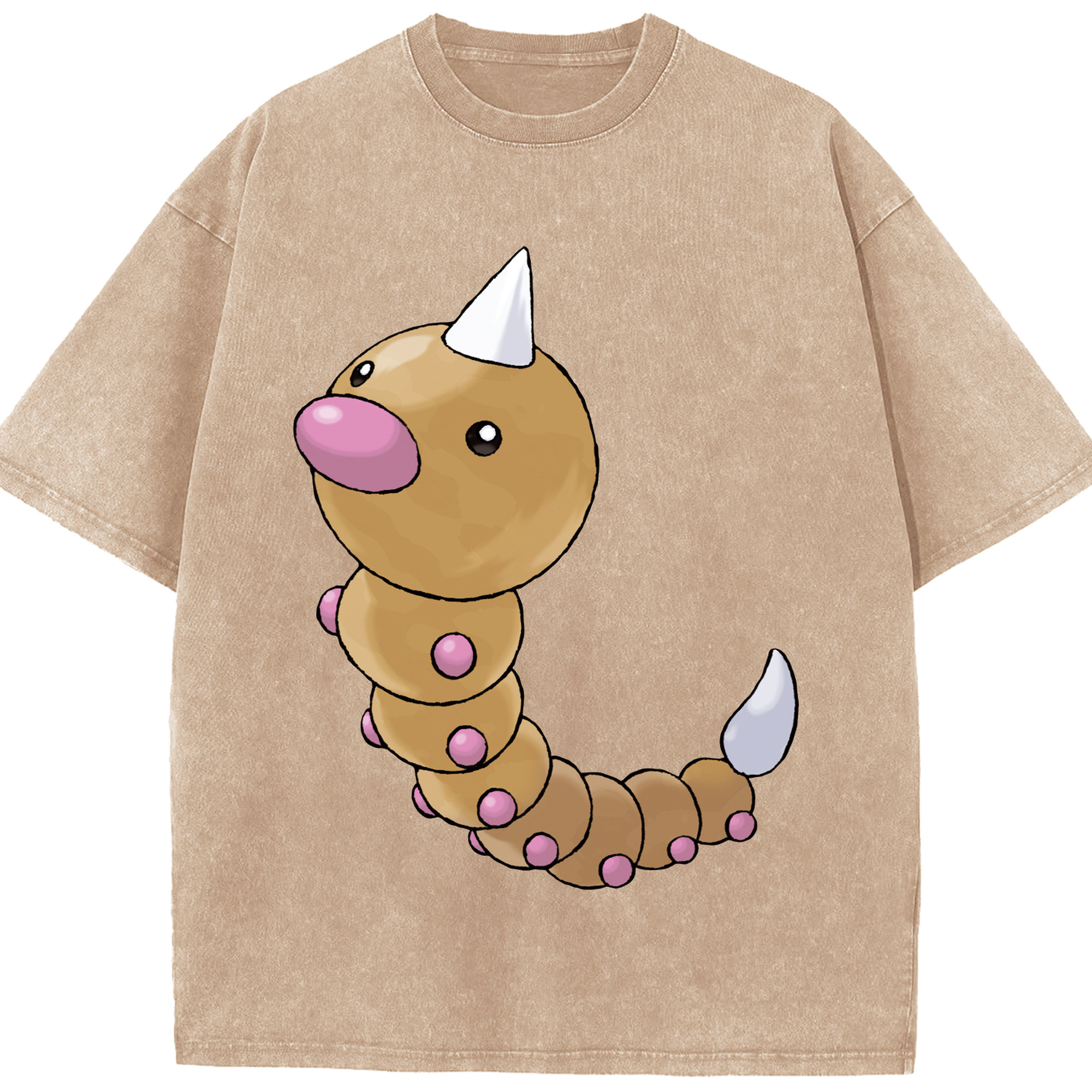 （画像用） ポケットモンスター Pokémon 綿100% ヴィンテージ風 半袖Tシャツ（フロントプリント）