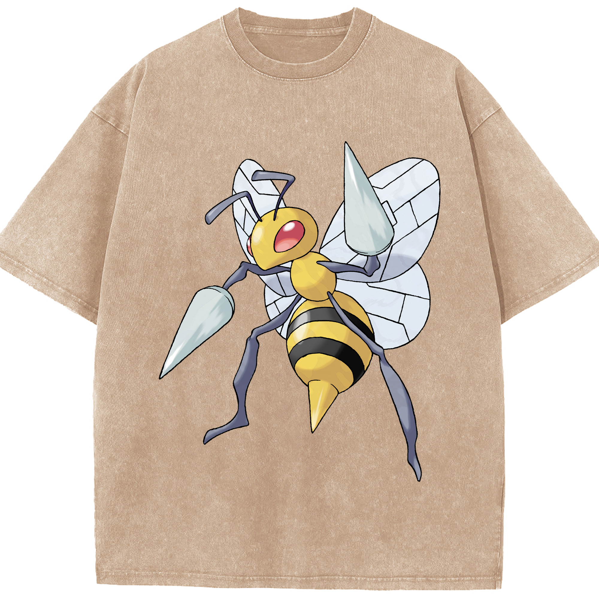 （画像用） ポケットモンスター Pokémon 綿100% ヴィンテージ風 半袖Tシャツ（フロントプリント）