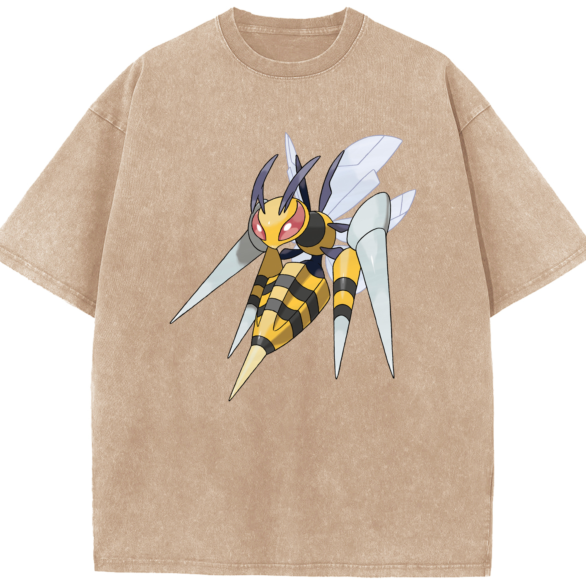 （画像用） ポケットモンスター Pokémon 綿100% ヴィンテージ風 半袖Tシャツ（フロントプリント）