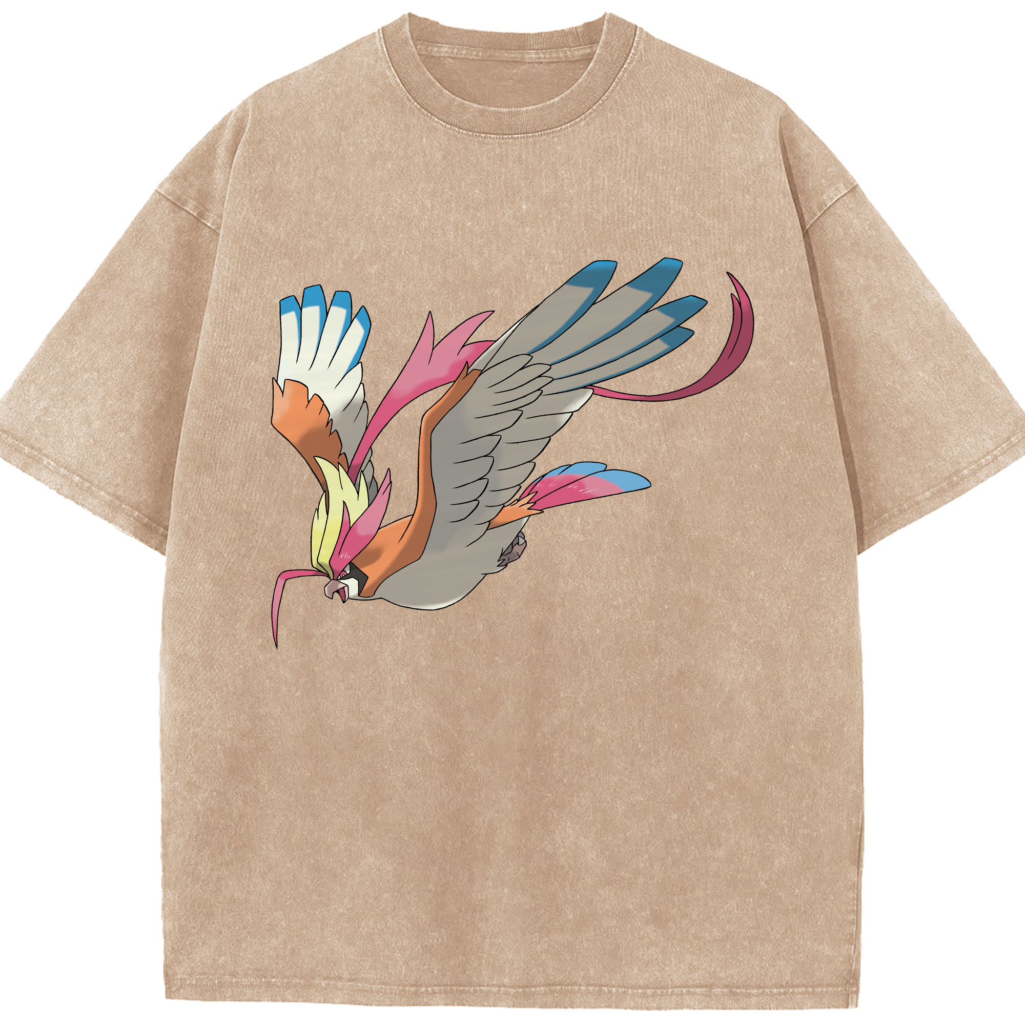 （画像用） ポケットモンスター Pokémon 綿100% ヴィンテージ風 半袖Tシャツ（フロントプリント）