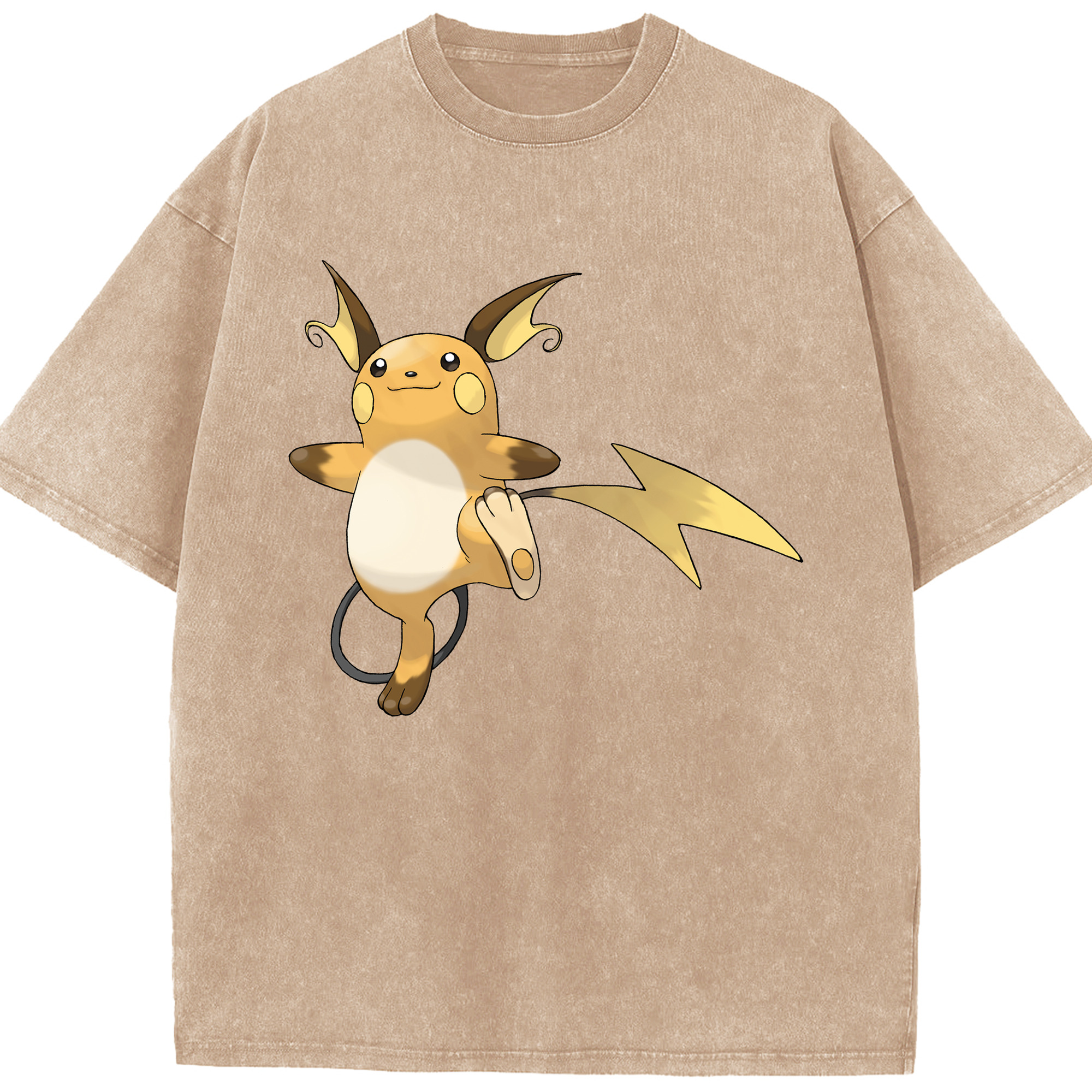 （画像用） ポケットモンスター Pokémon 綿100% ヴィンテージ風 半袖Tシャツ（フロントプリント）