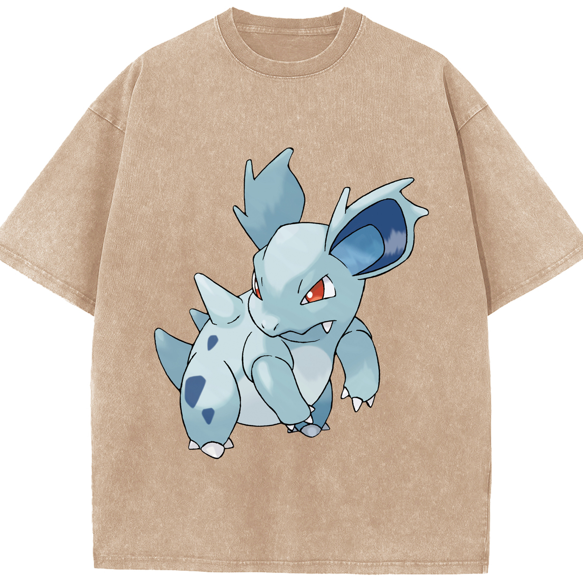（画像用） ポケットモンスター Pokémon 綿100% ヴィンテージ風 半袖Tシャツ（フロントプリント）