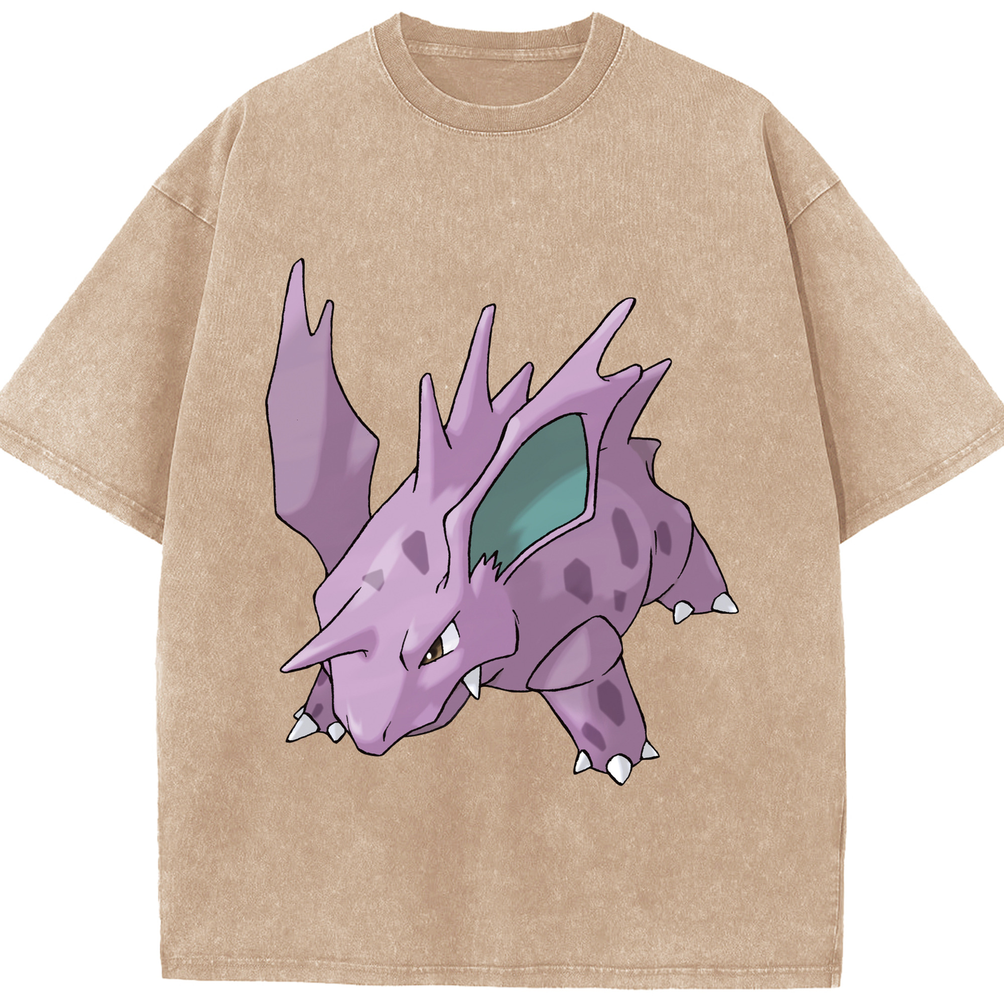（画像用） ポケットモンスター Pokémon 綿100% ヴィンテージ風 半袖Tシャツ（フロントプリント）