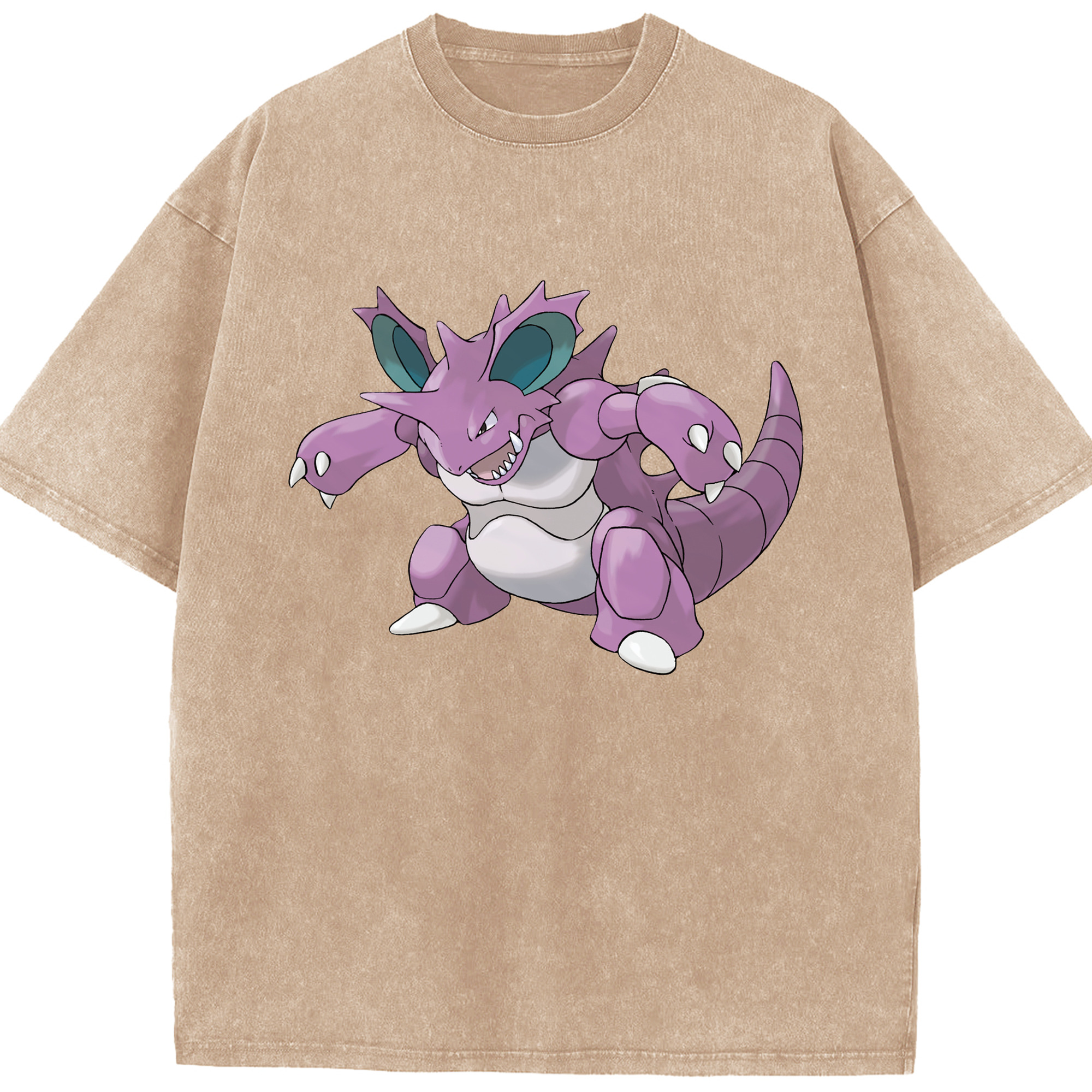 （画像用） ポケットモンスター Pokémon 綿100% ヴィンテージ風 半袖Tシャツ（フロントプリント）