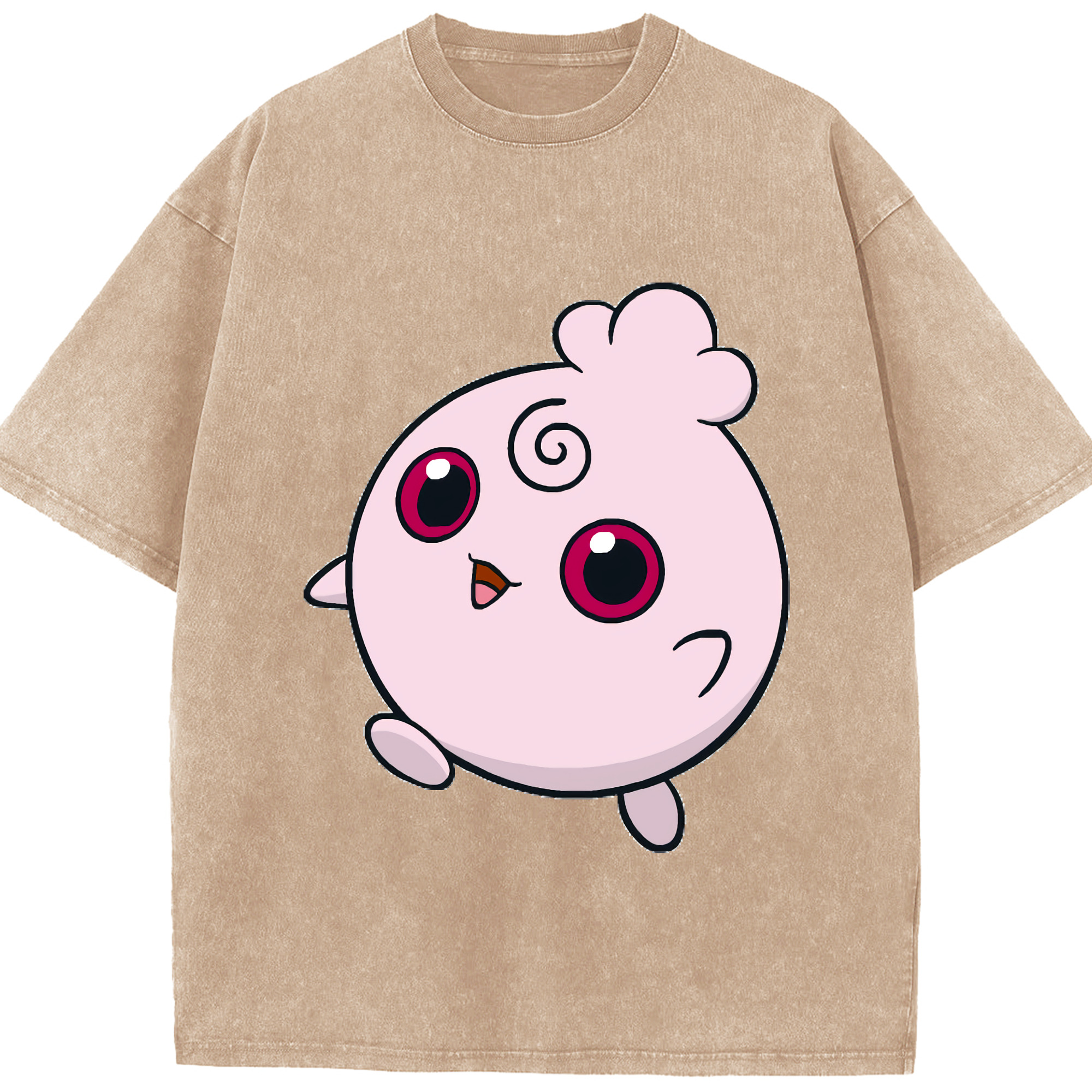 （画像用） ポケットモンスター Pokémon 綿100% ヴィンテージ風 半袖Tシャツ（フロントプリント）