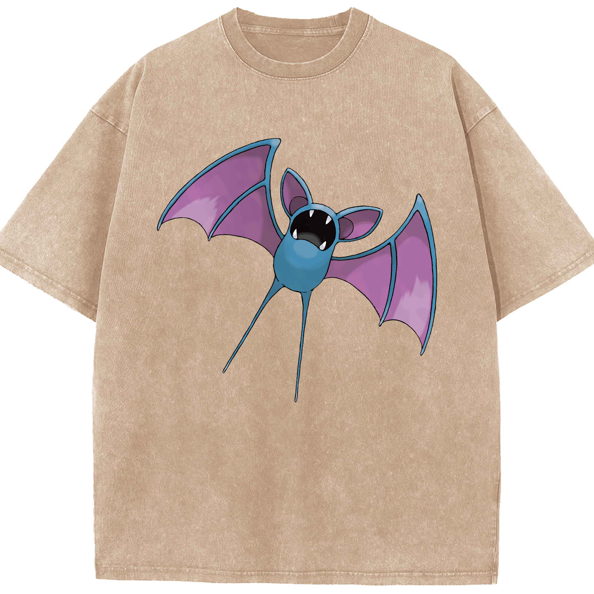 （画像用） ポケットモンスター Pokémon 綿100% ヴィンテージ風 半袖Tシャツ（フロントプリント）