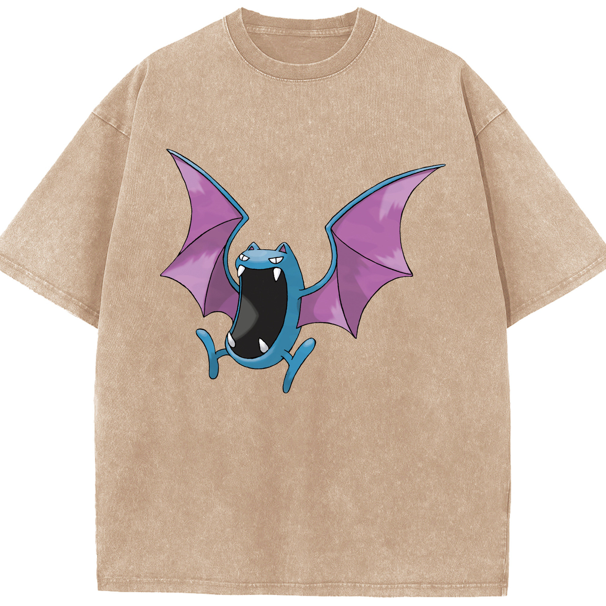 （画像用） ポケットモンスター Pokémon 綿100% ヴィンテージ風 半袖Tシャツ（フロントプリント）