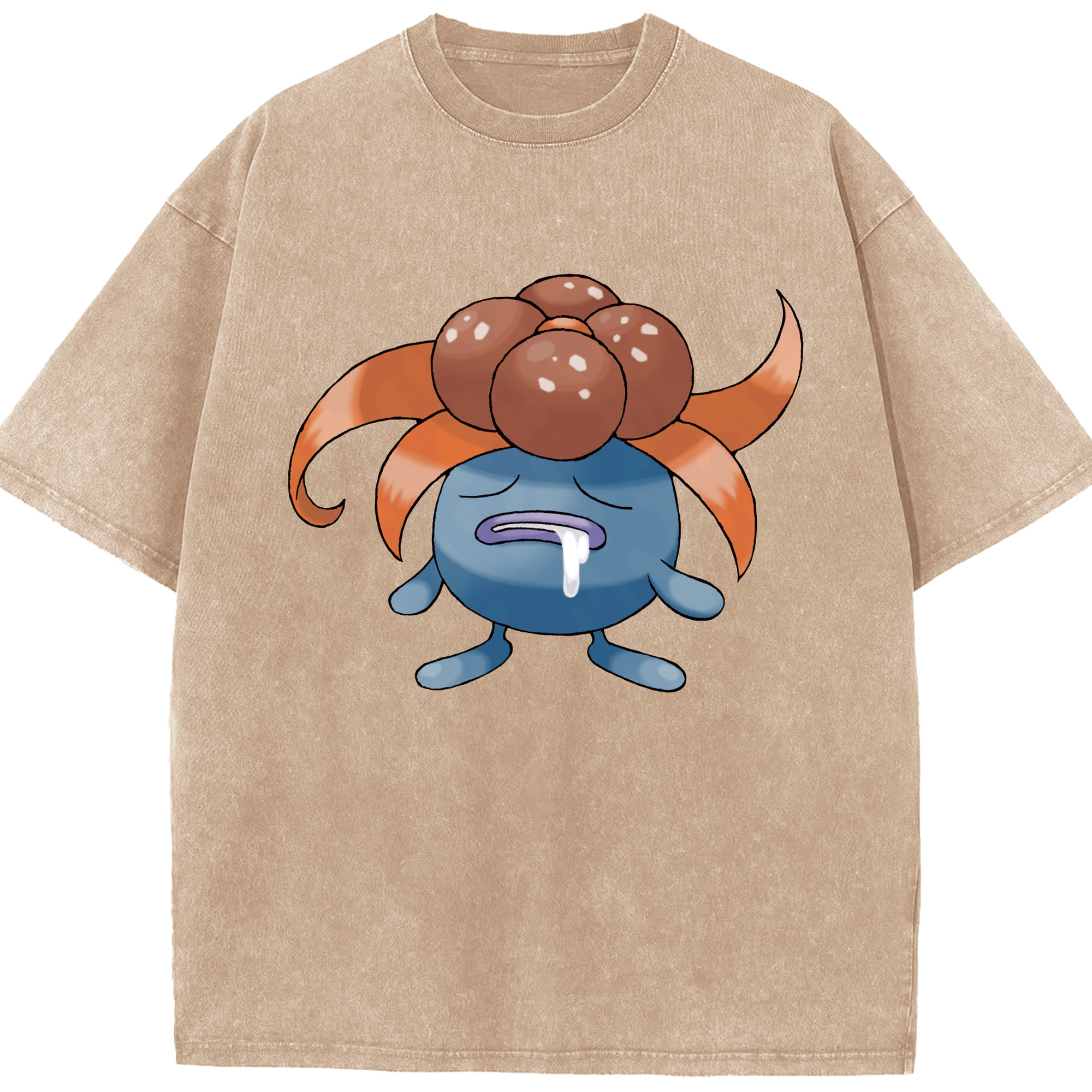 （画像用） ポケットモンスター Pokémon 綿100% ヴィンテージ風 半袖Tシャツ（フロントプリント）