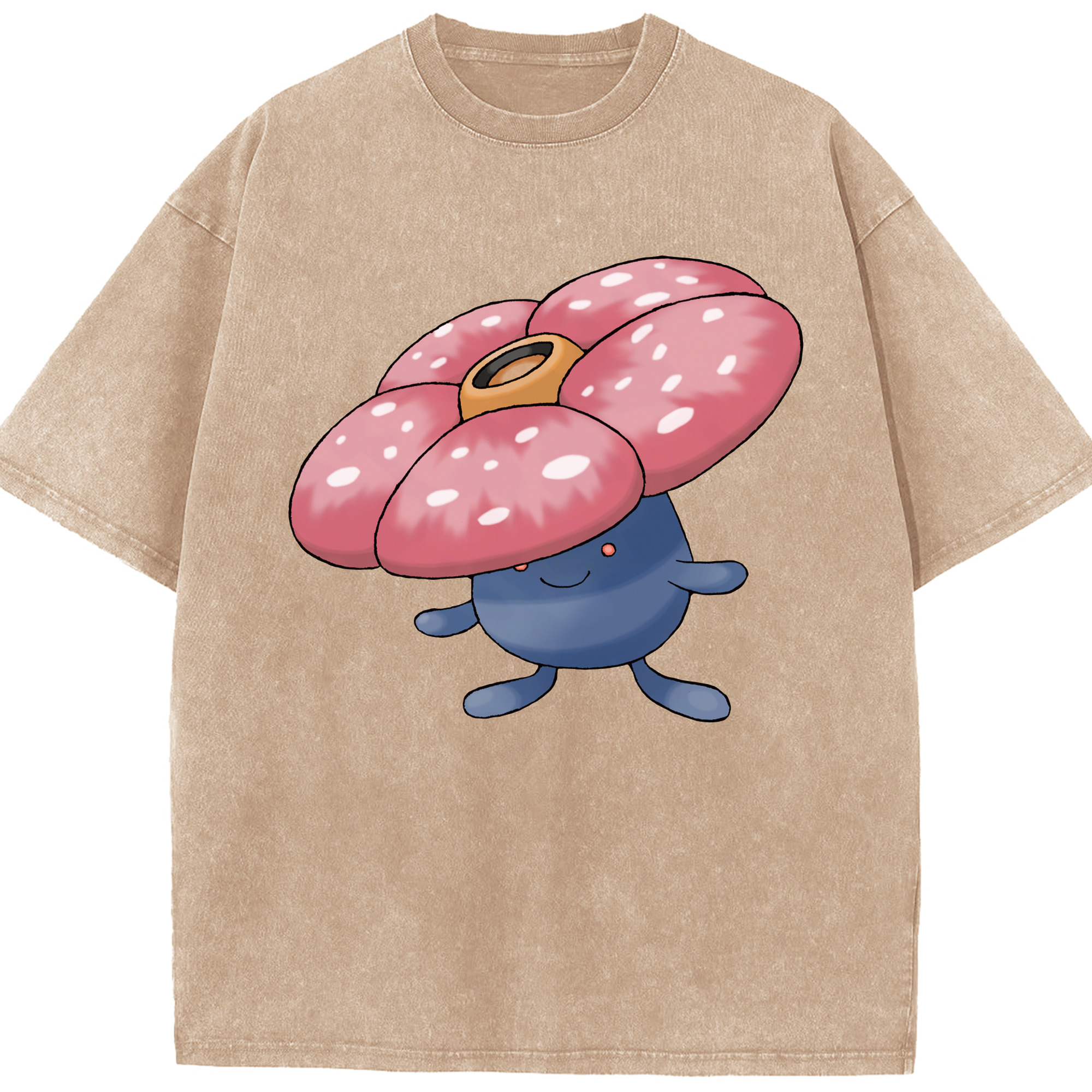 （画像用） ポケットモンスター Pokémon 綿100% ヴィンテージ風 半袖Tシャツ（フロントプリント）