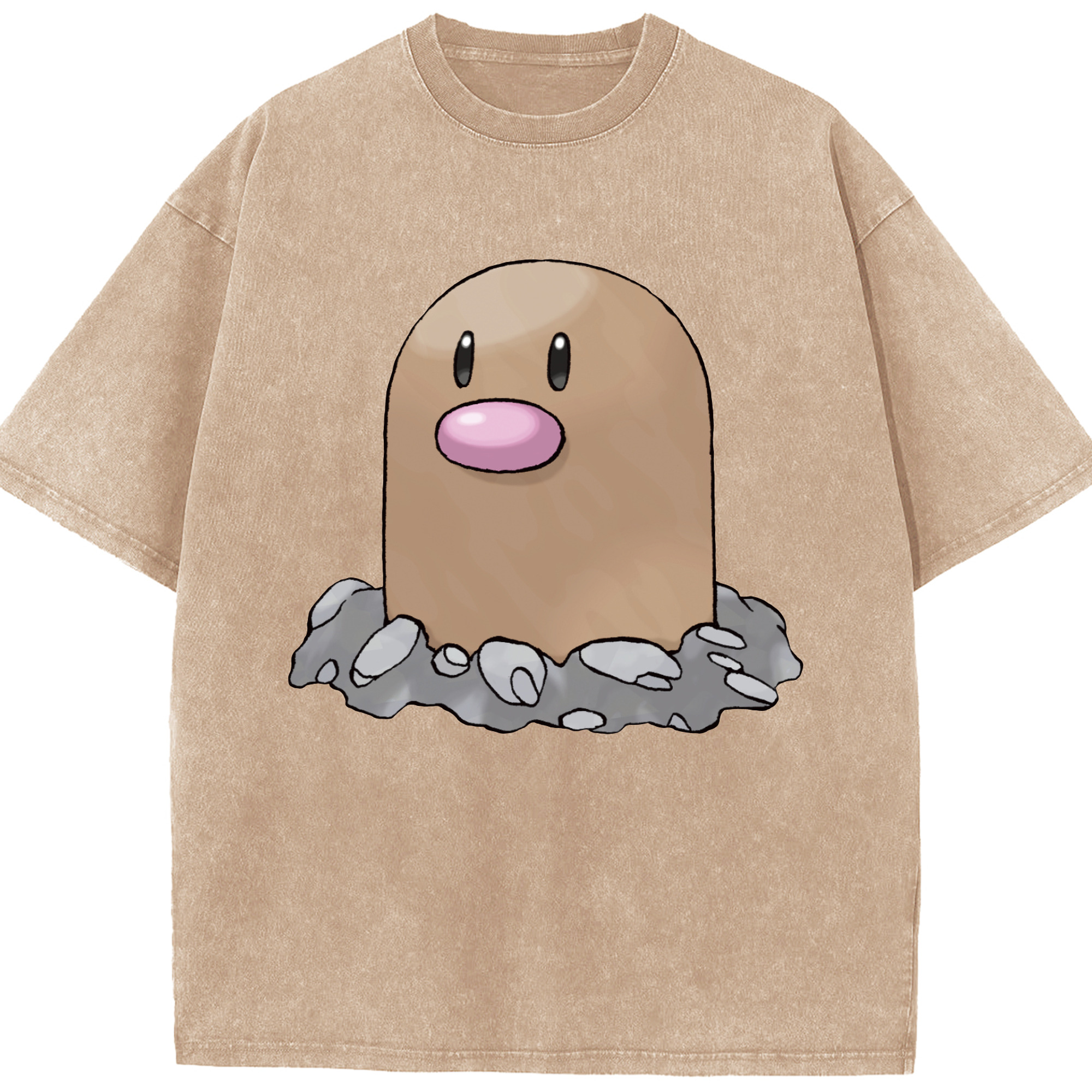 （画像用） ポケットモンスター Pokémon 綿100% ヴィンテージ風 半袖Tシャツ（フロントプリント）