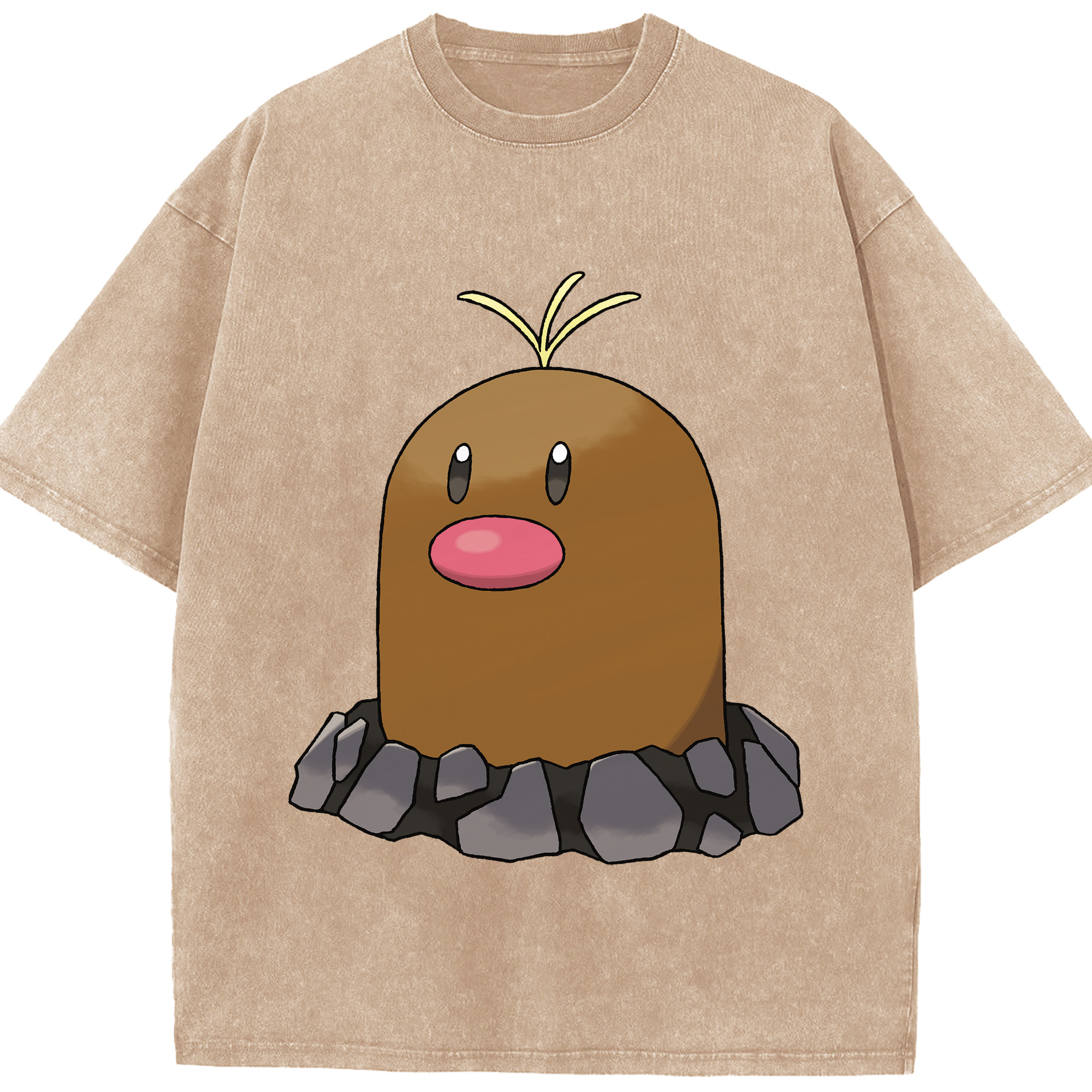 （画像用） ポケットモンスター Pokémon 綿100% ヴィンテージ風 半袖Tシャツ（フロントプリント）