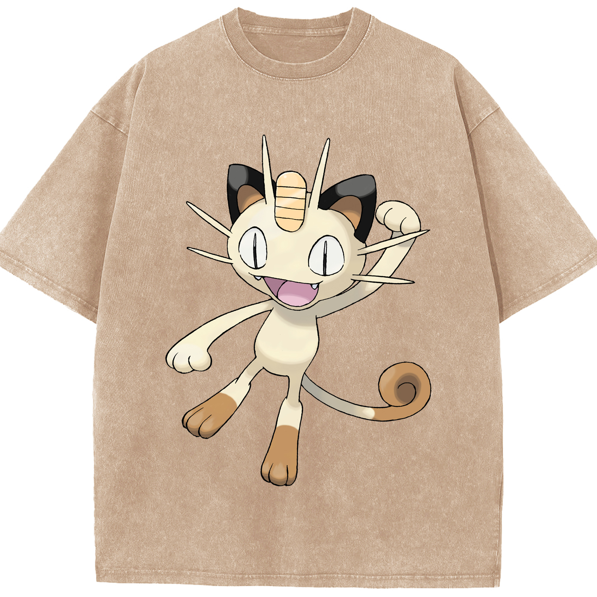 （画像用） ポケットモンスター Pokémon 綿100% ヴィンテージ風 半袖Tシャツ（フロントプリント）