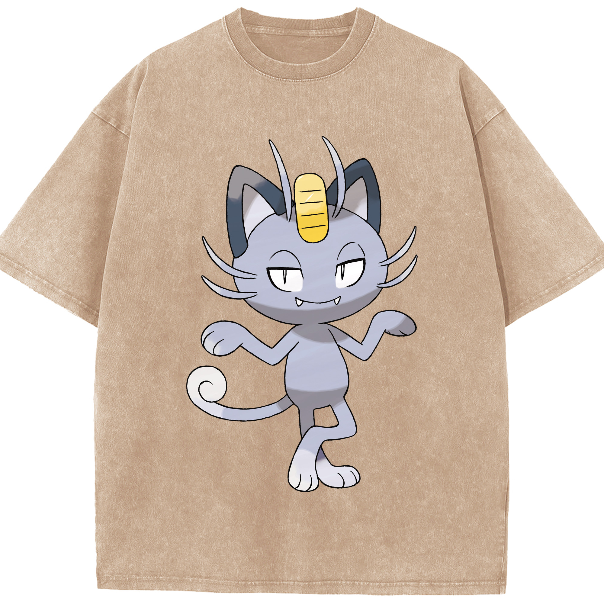 （画像用） ポケットモンスター Pokémon 綿100% ヴィンテージ風 半袖Tシャツ（フロントプリント）